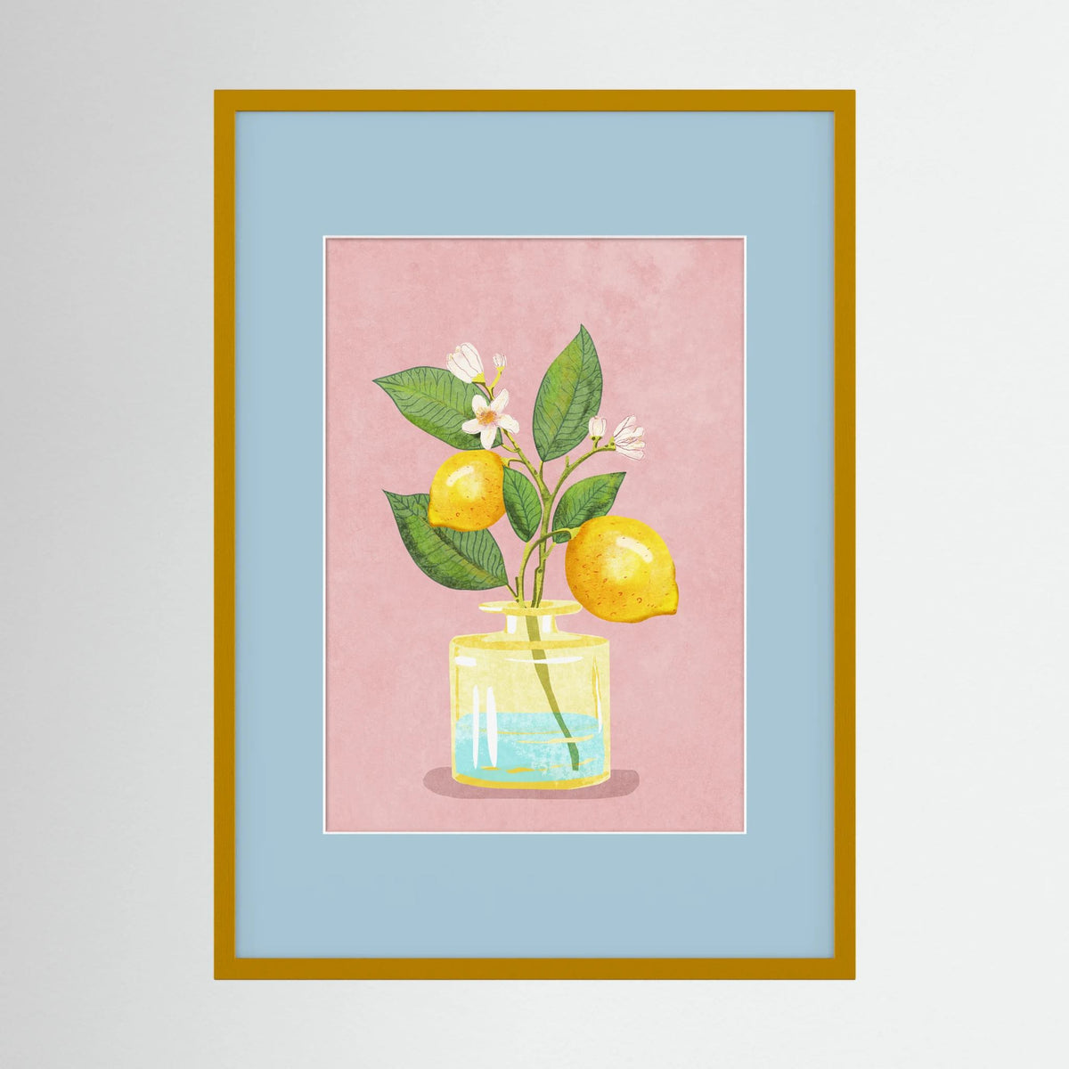Lemon Bunch In Vase by Raissa Oltmanns