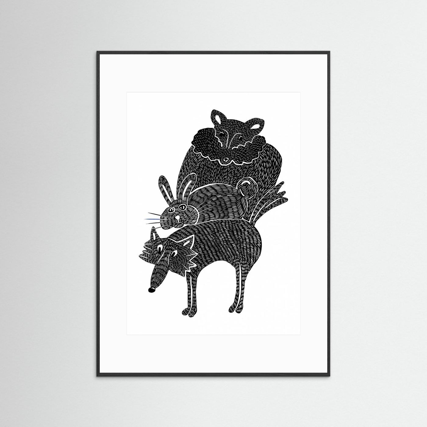Whimsical Animal Stack by Mela Patterns