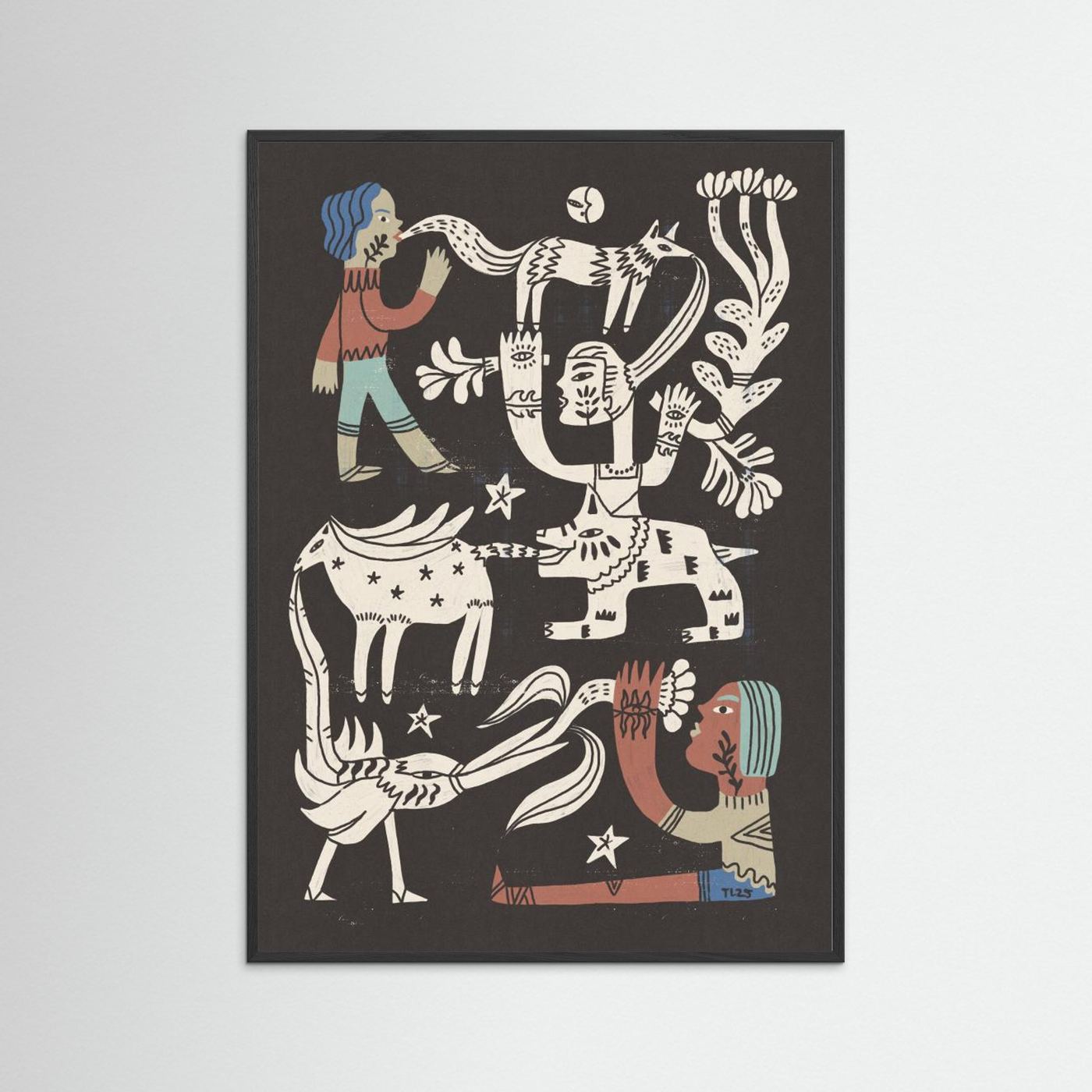 Tribal Spirit Animals by Raipa Studio