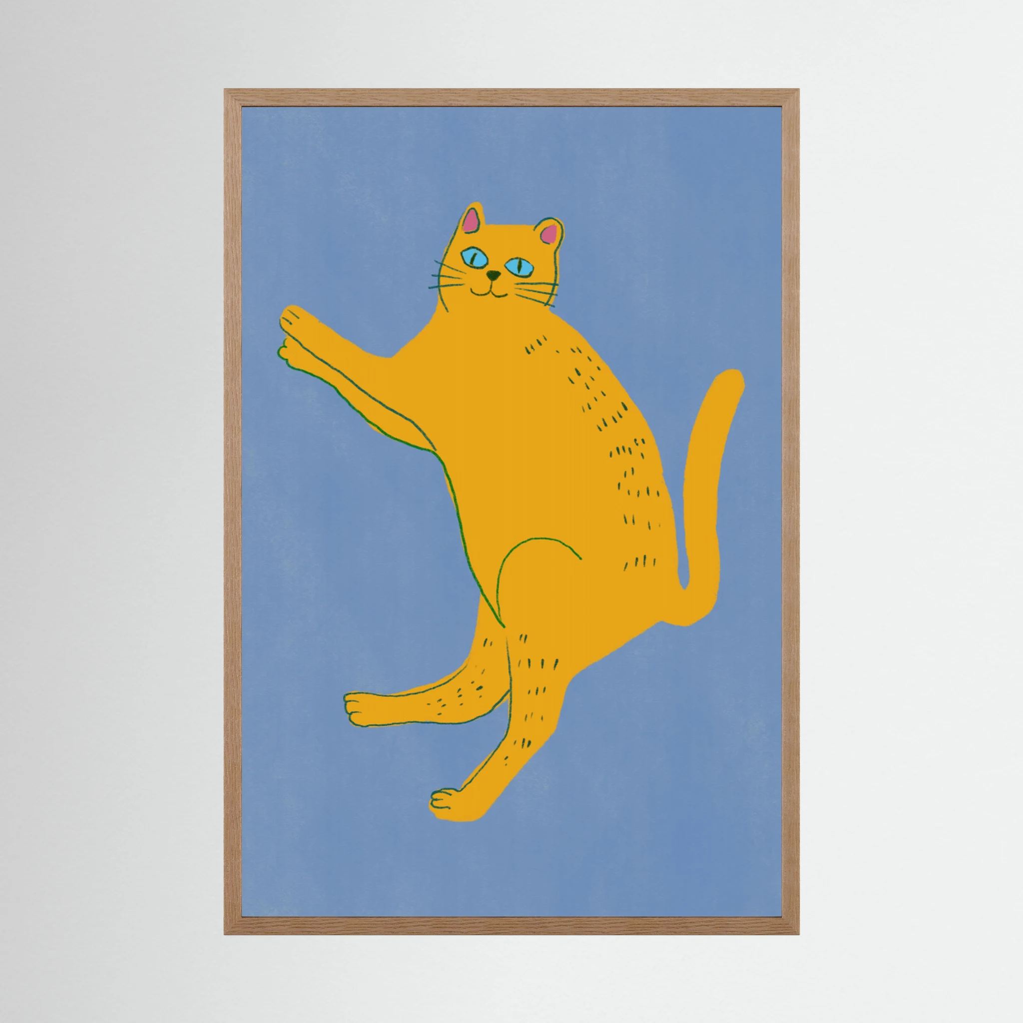Yellow cat by Little Dean