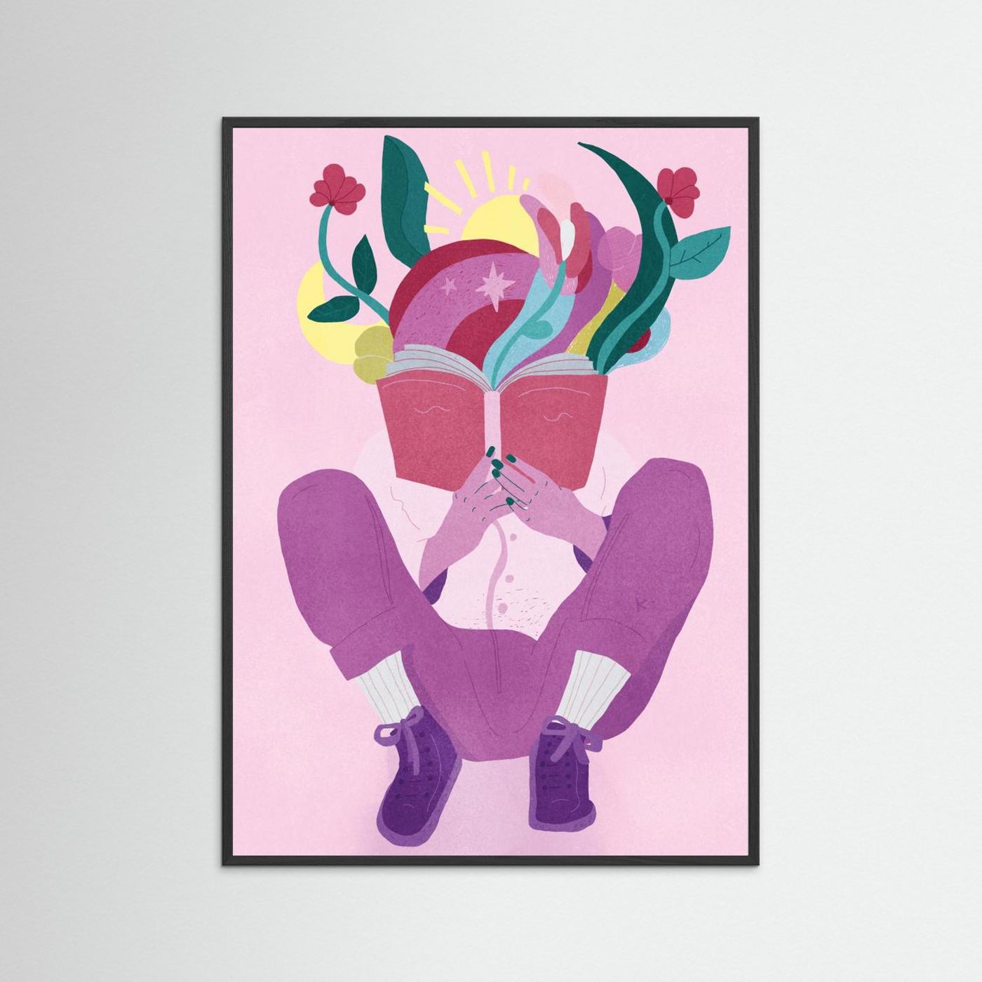 Reading Imagination Blooms by Sylwia Kubus