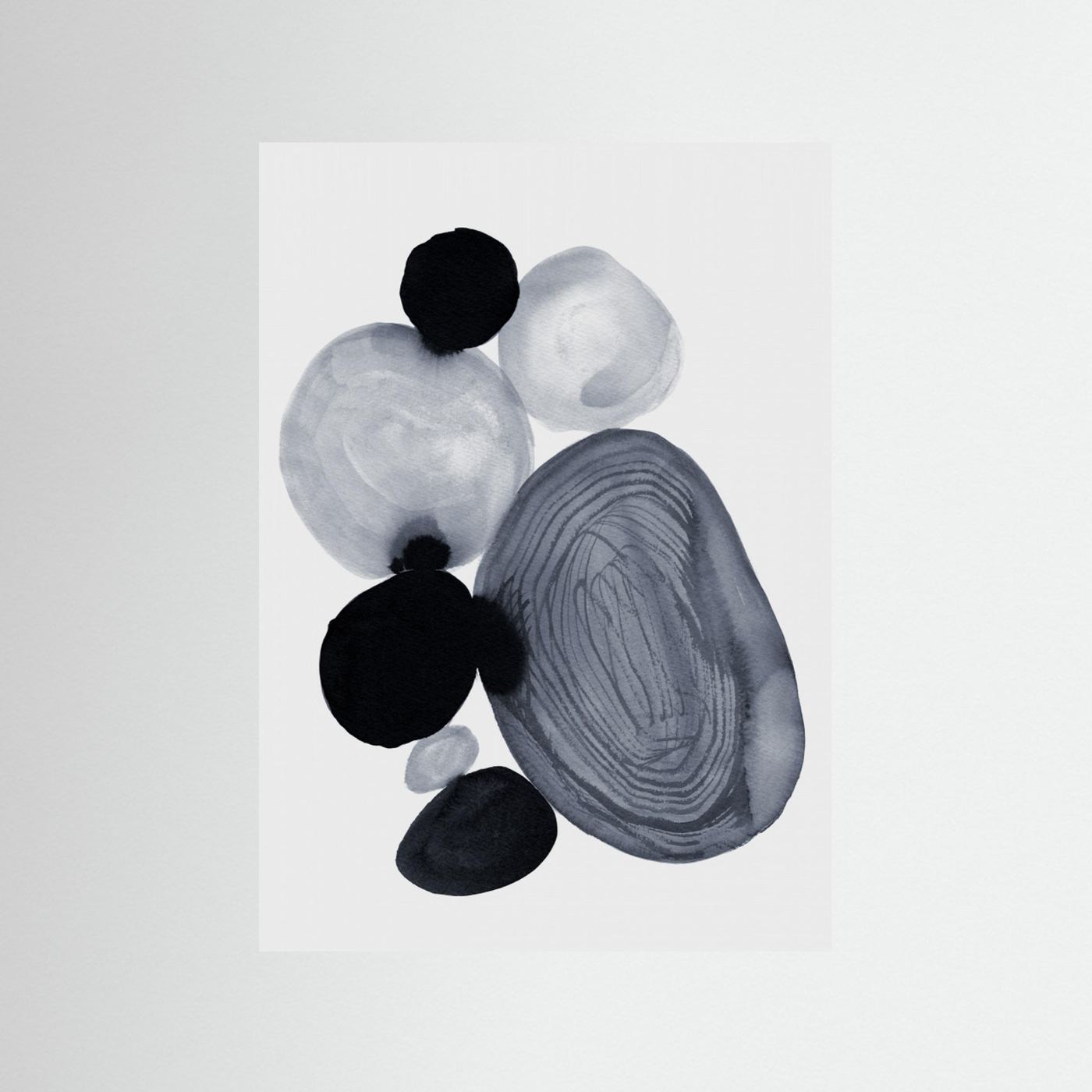 Zen Garden Stones 02 by Danushka Abeygoda
