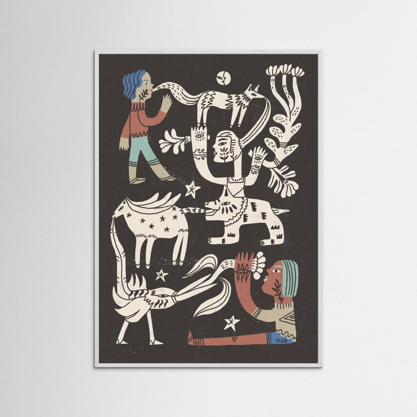 Tribal Spirit Animals by Raipa Studio