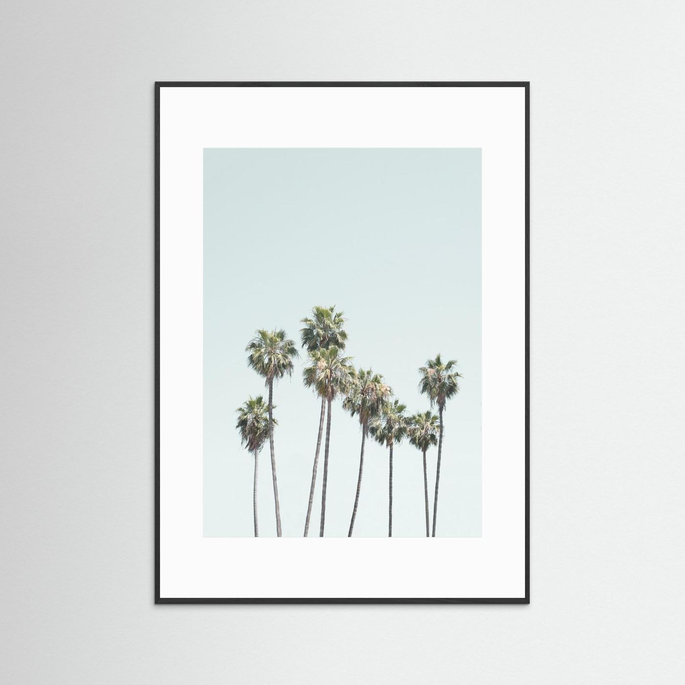 Blue Palm Trees by Kathrin Pienaar