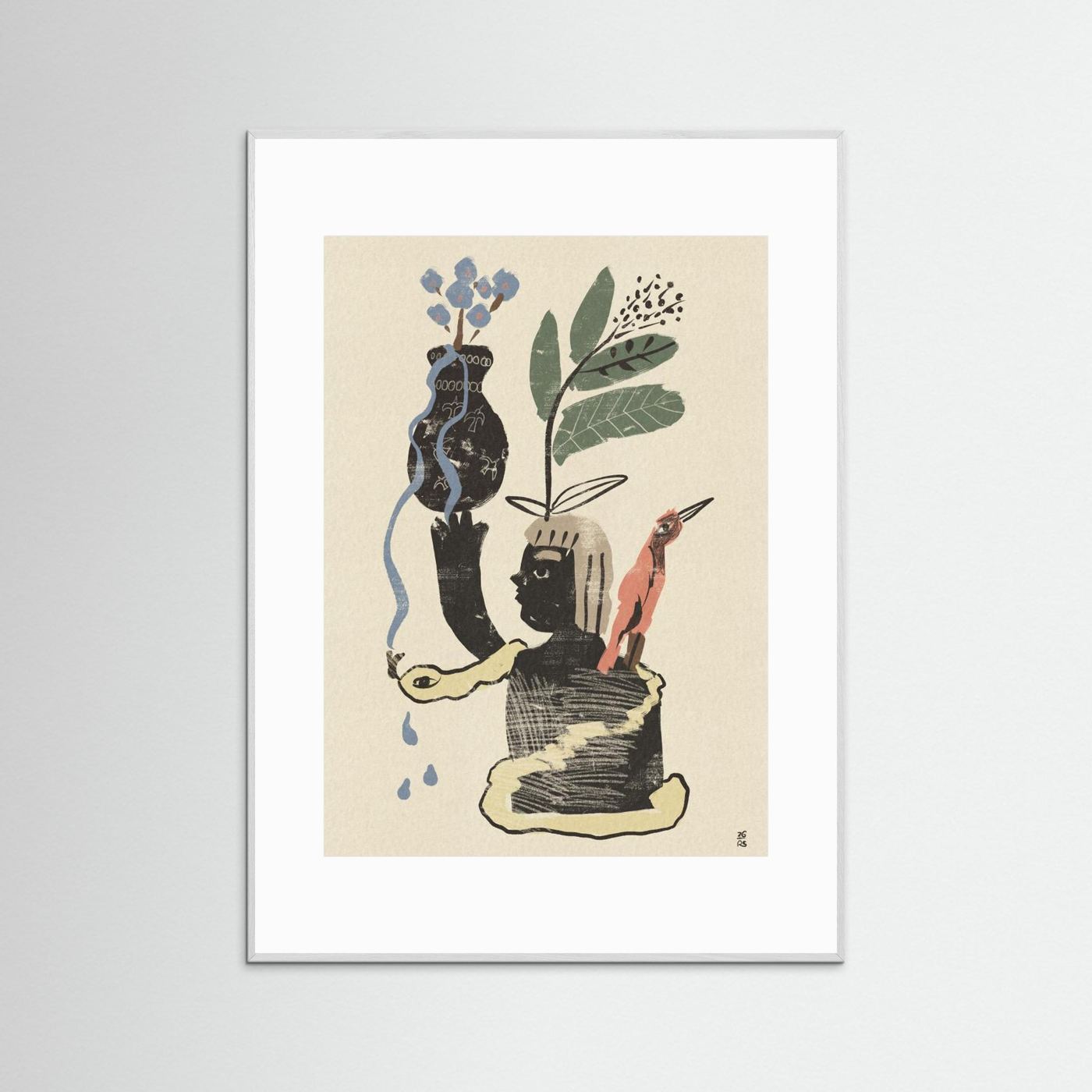 Botanical Spirit Figure by Raipa Studio