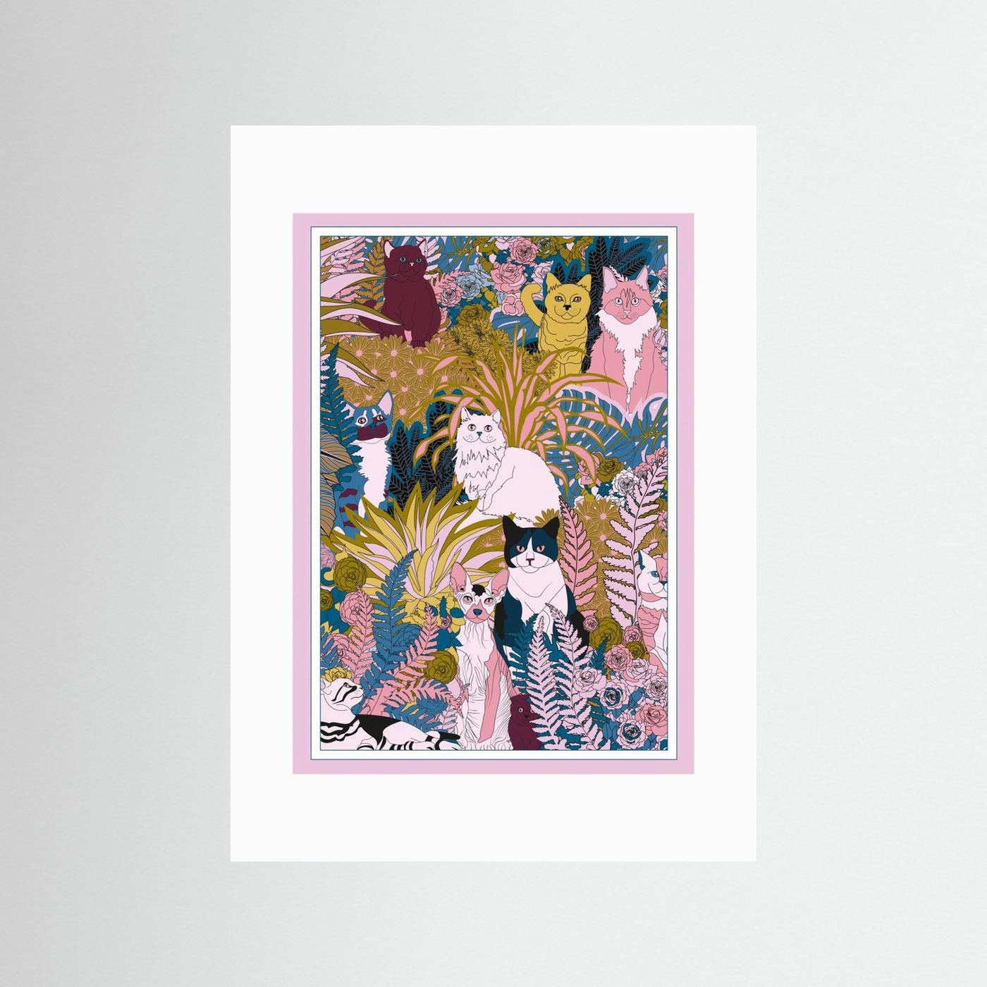 Garden Cats by Omg Kitty
