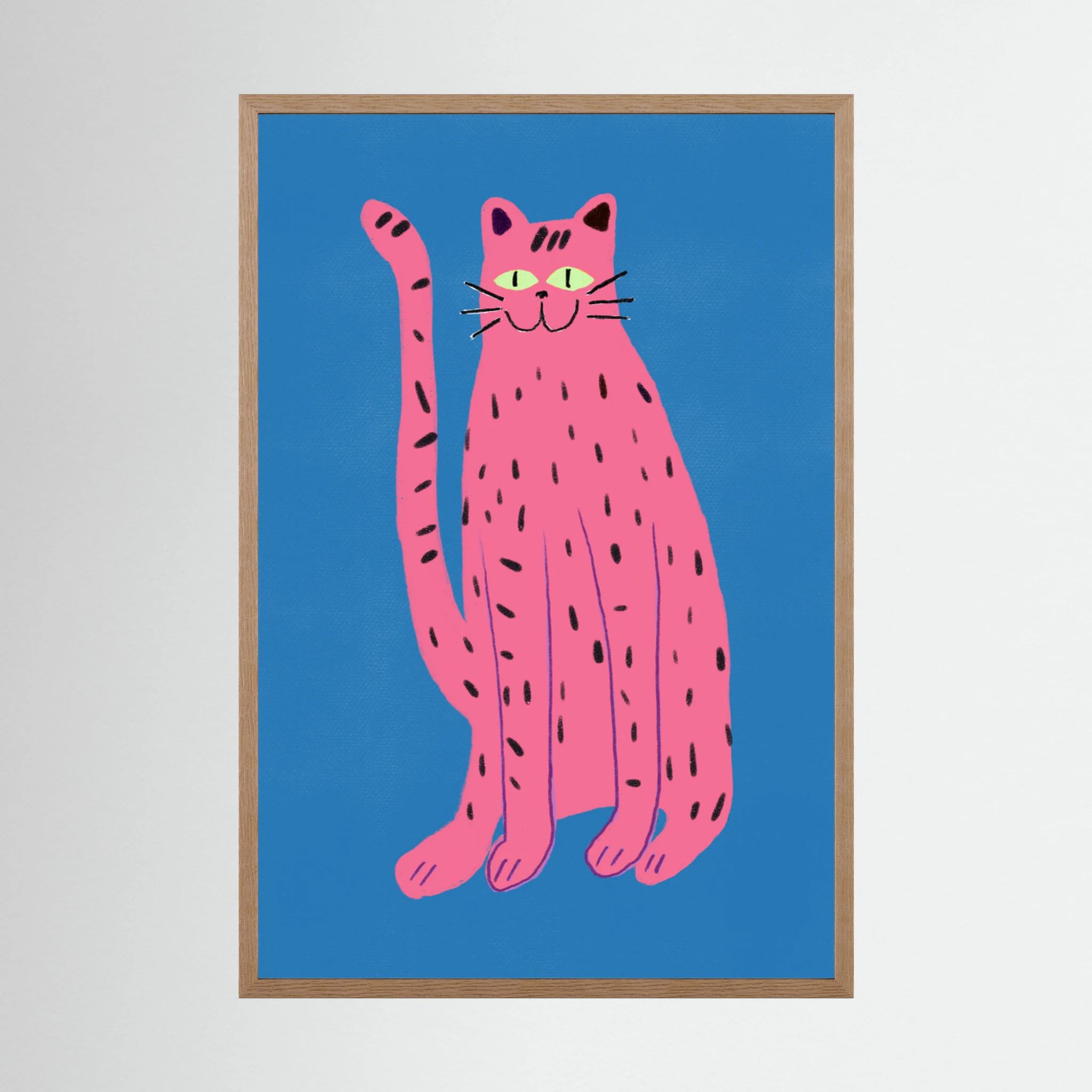 Pink cat by Little Dean