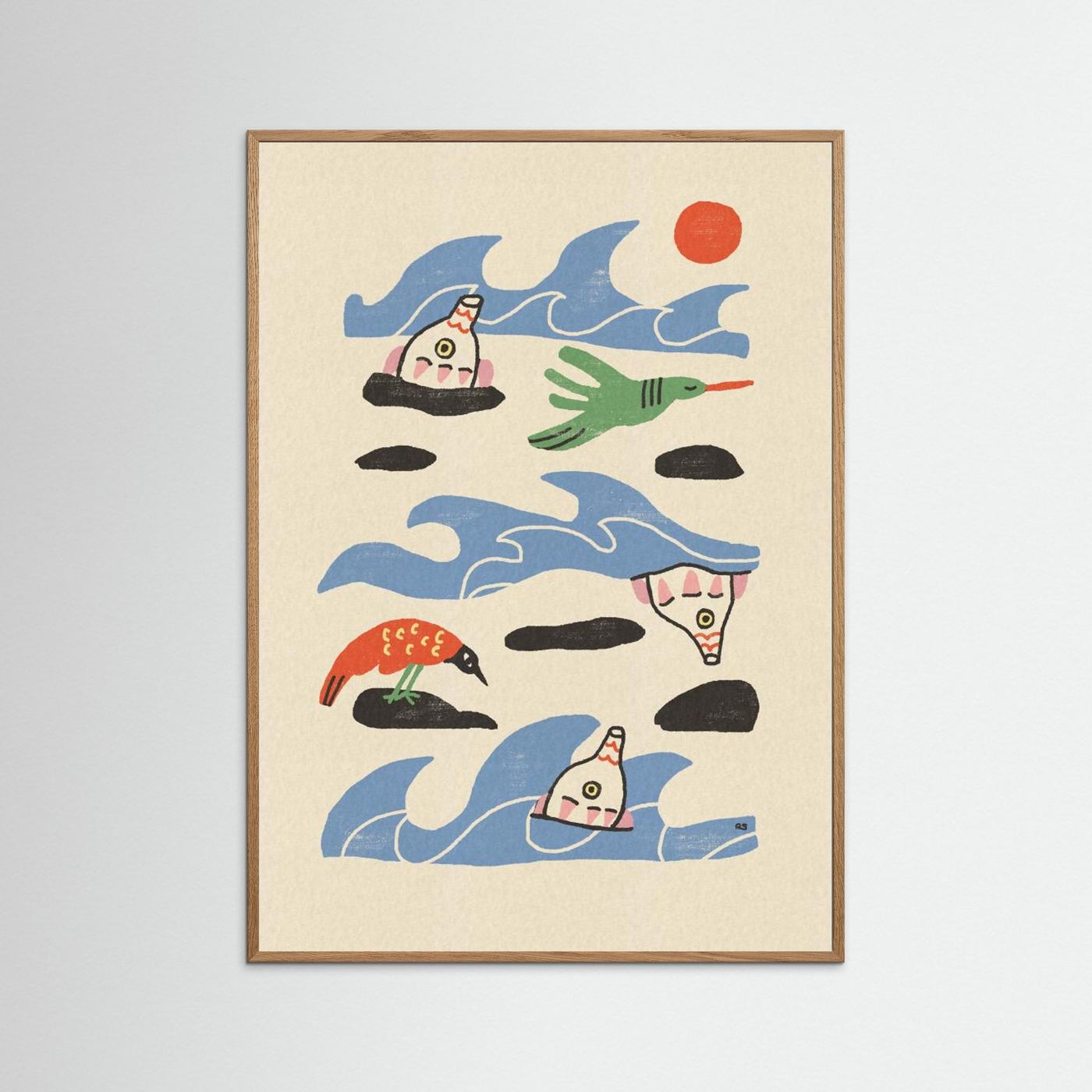 Whimsical Ocean Creatures by Raipa Studio