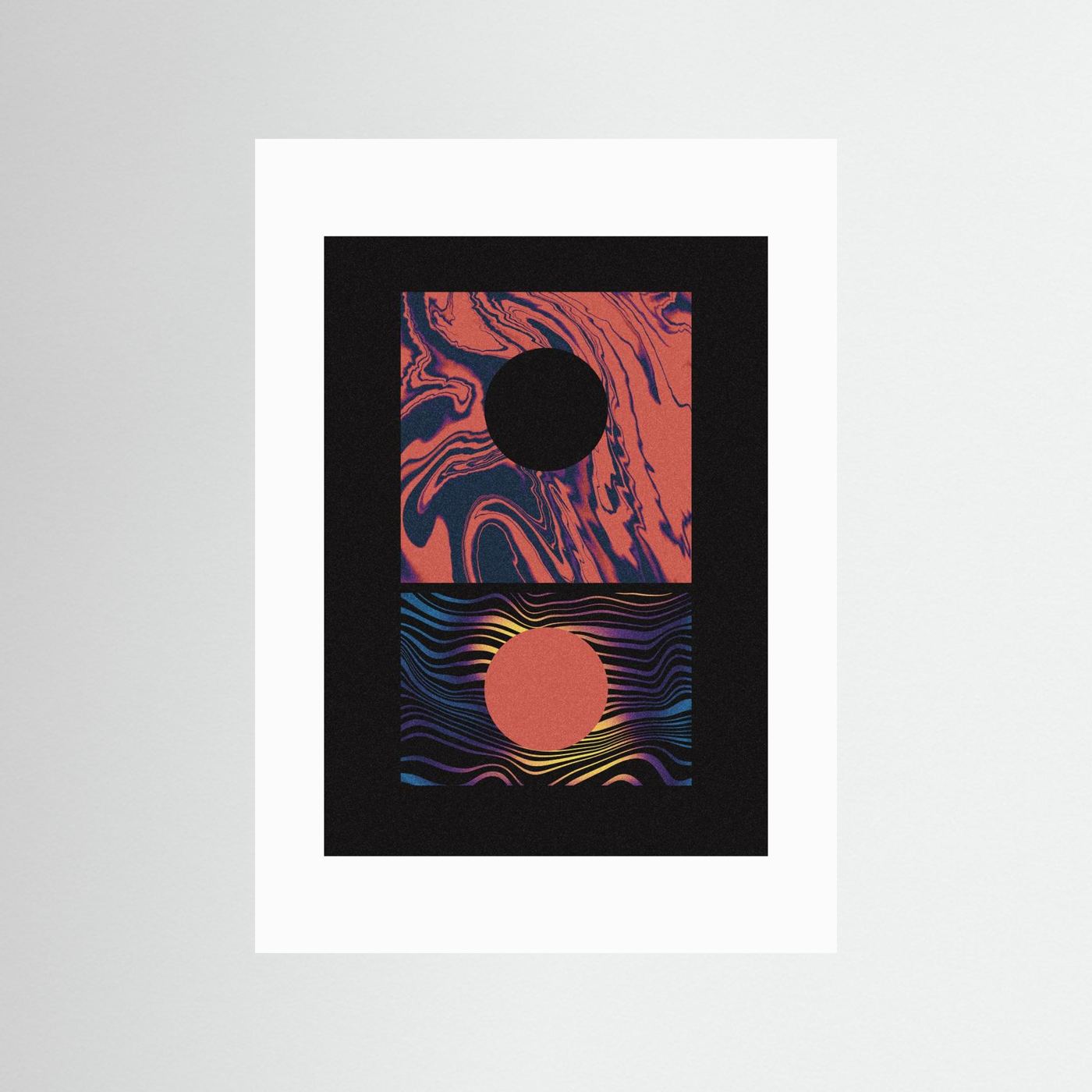 Marble Yin Yang by Amy Louise Baker