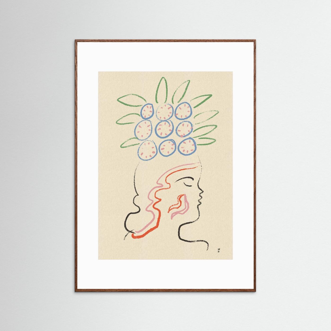 Abstract Woman Profile by Raipa Studio