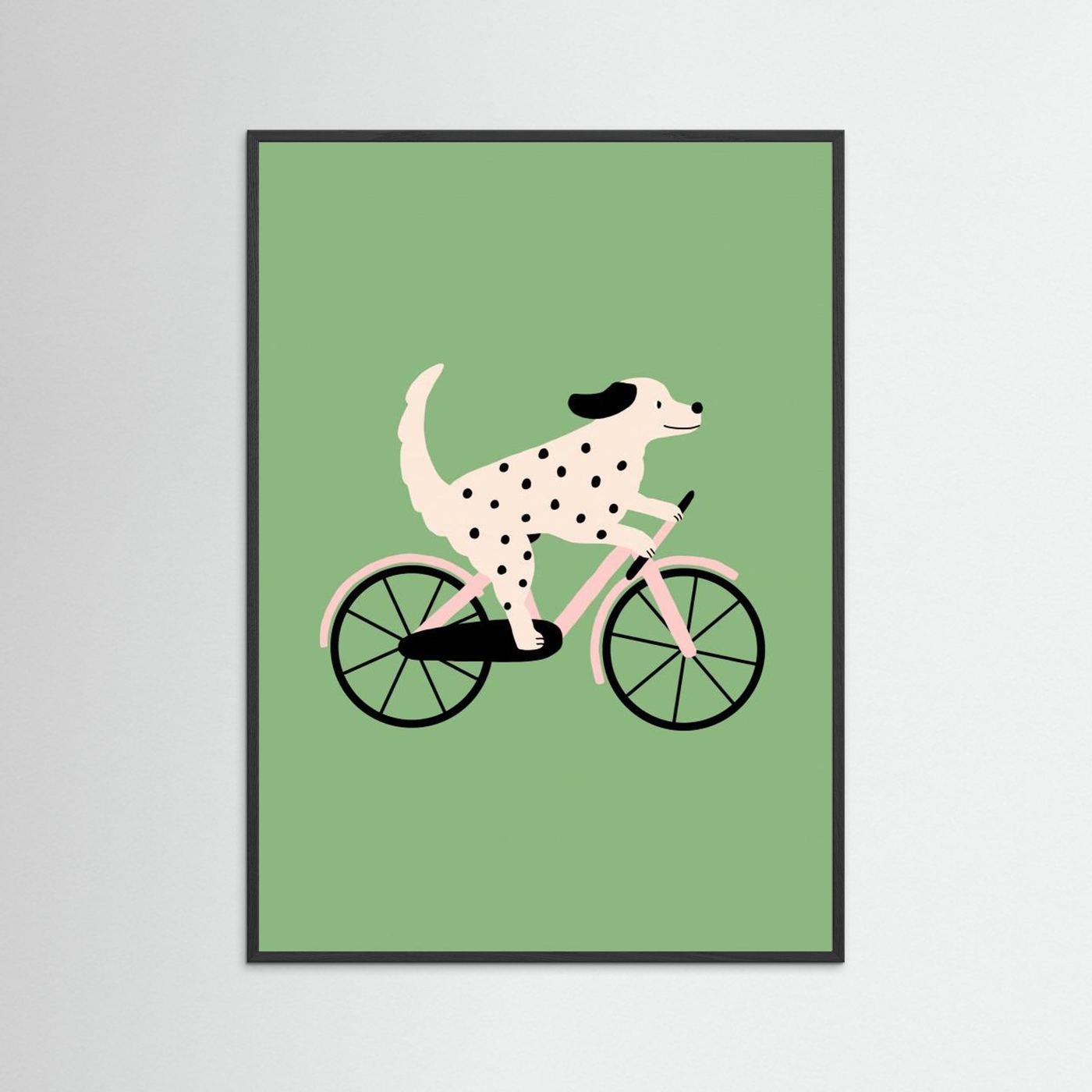 Dog on Bike by Maren Gross