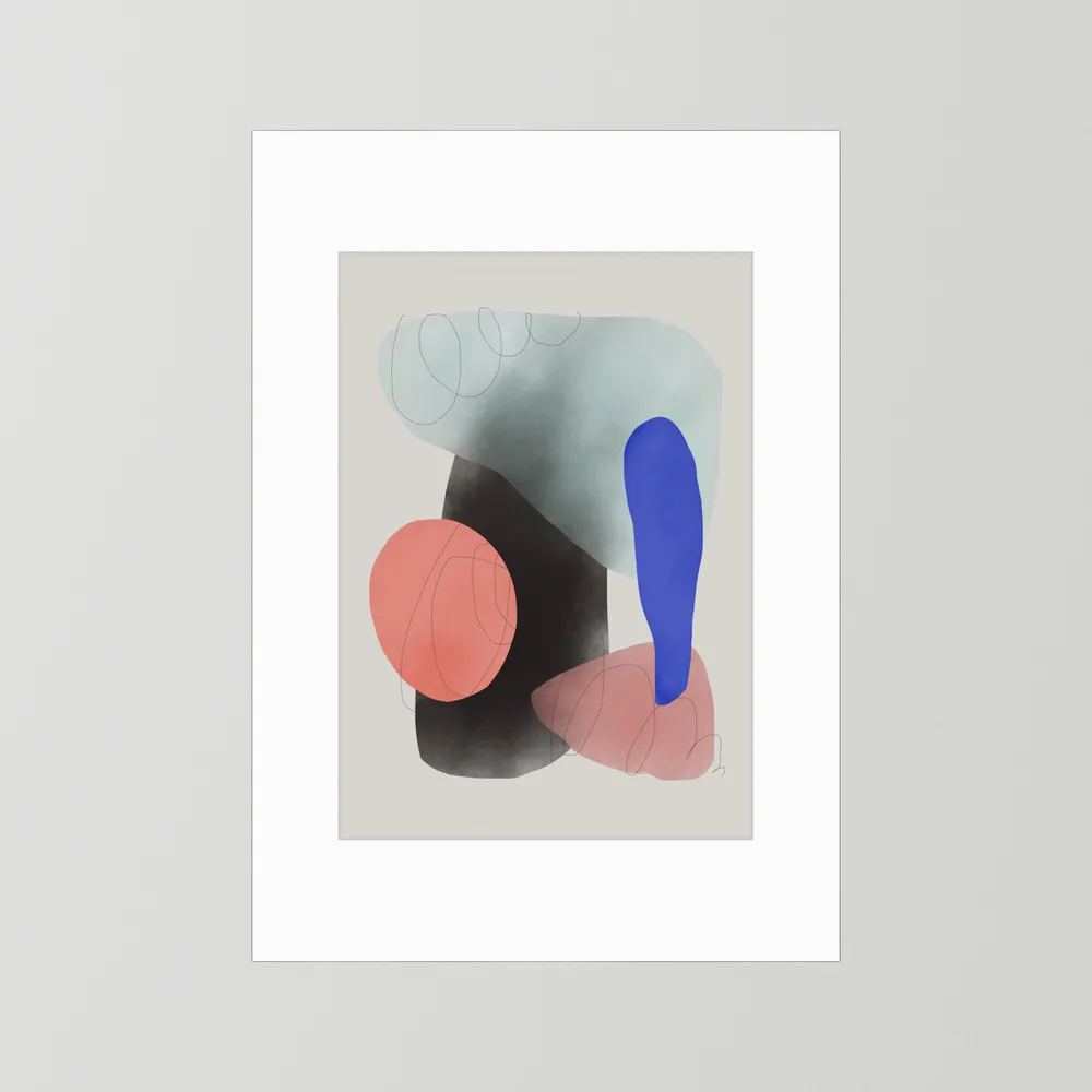 Watercolor Organic Shapes by Little Dean