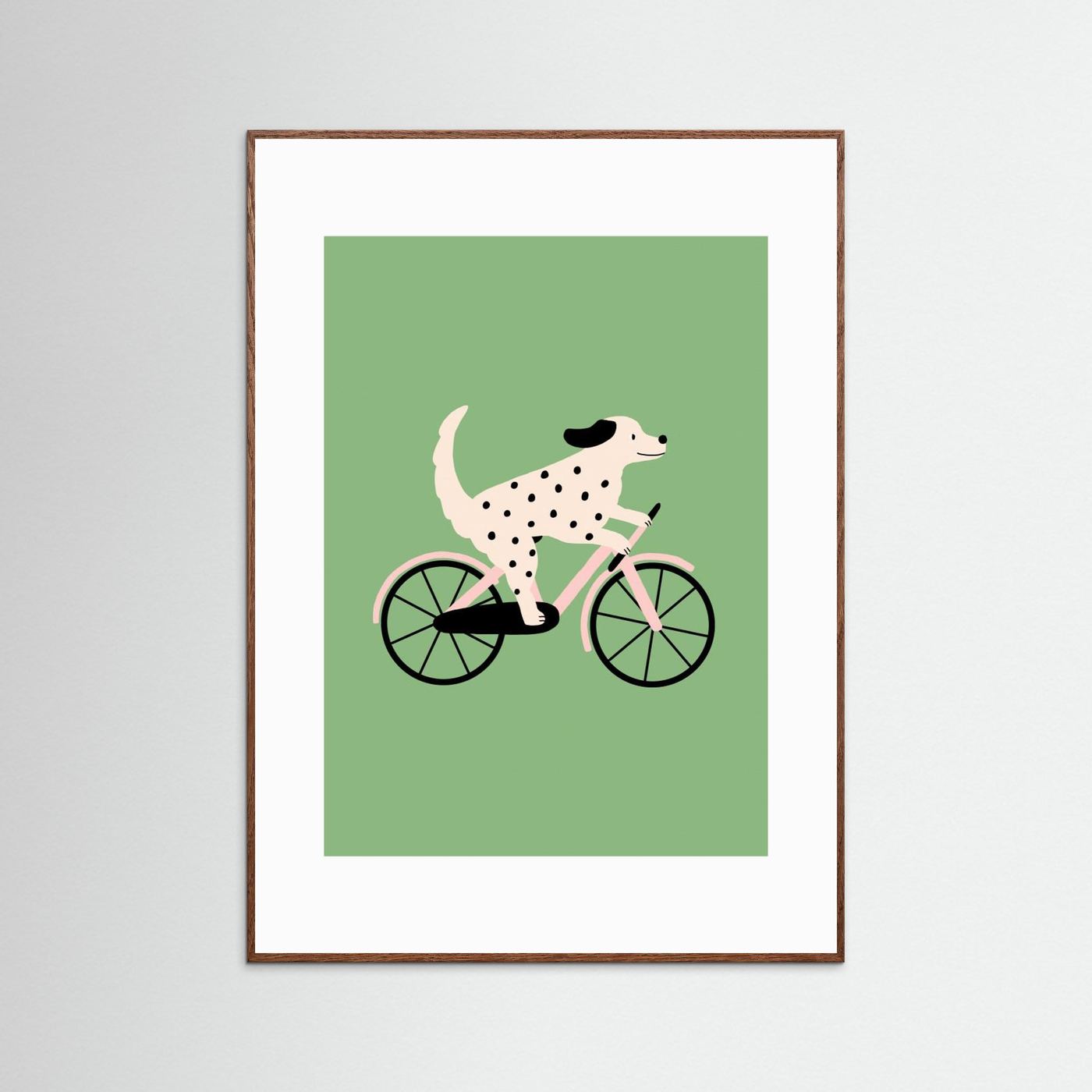 Dog on Bike by Maren Gross