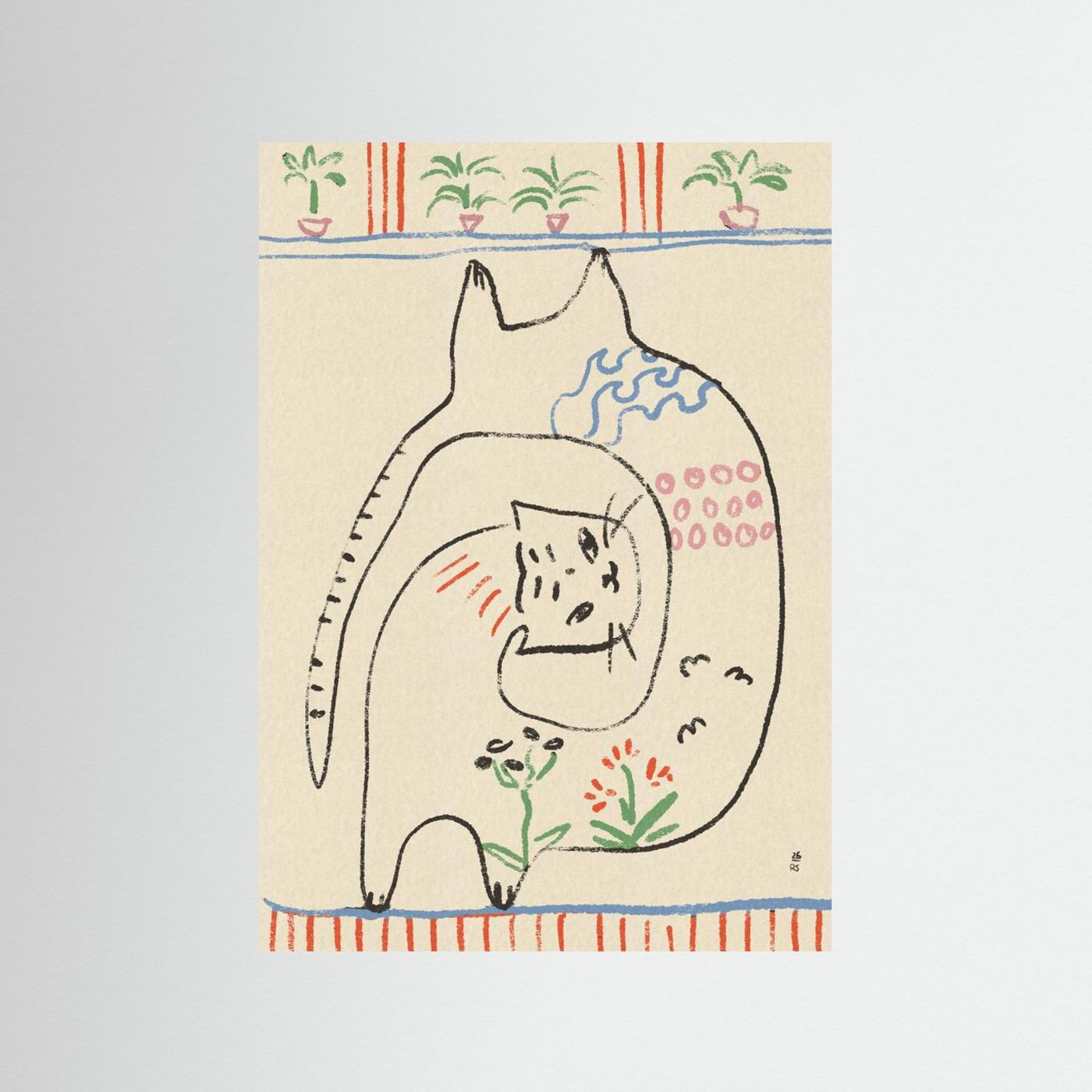 Playful Cats Illustration by Raipa Studio