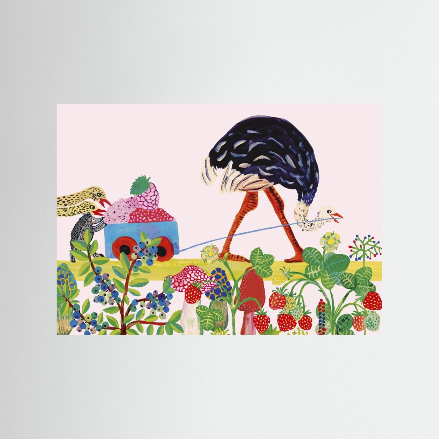 Ostrich by Kasia Walentynowicz
