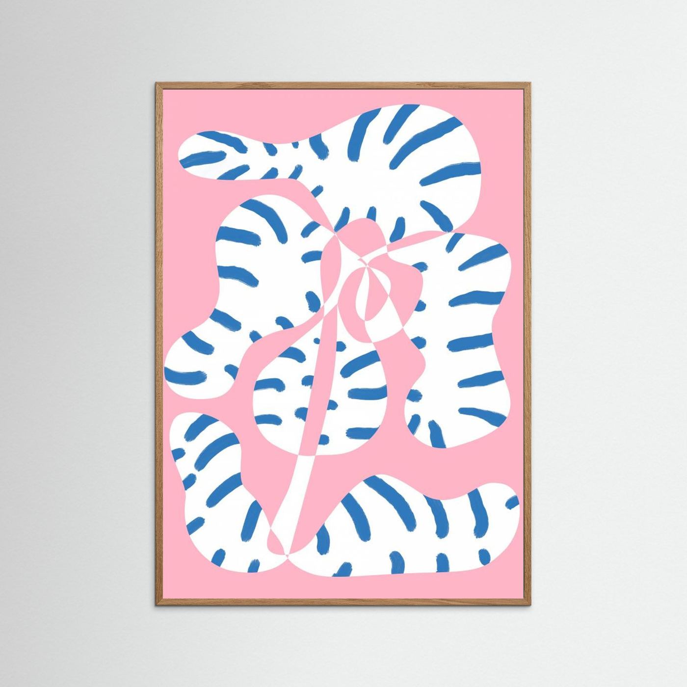 Abstract Shapes Flower Tiger print by The Printable Studio