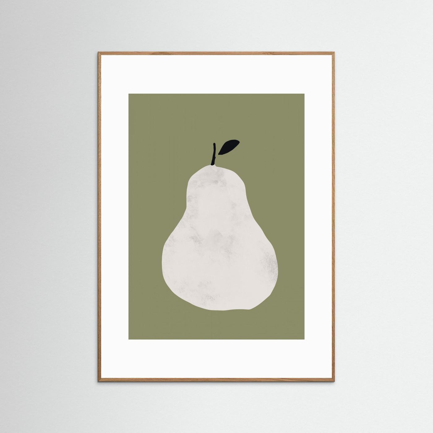 Minimal Pear Still Life by Danushka Abeygoda