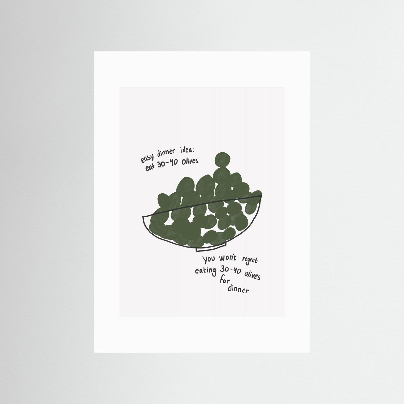 Olives for Dinner by Athene Fritsch