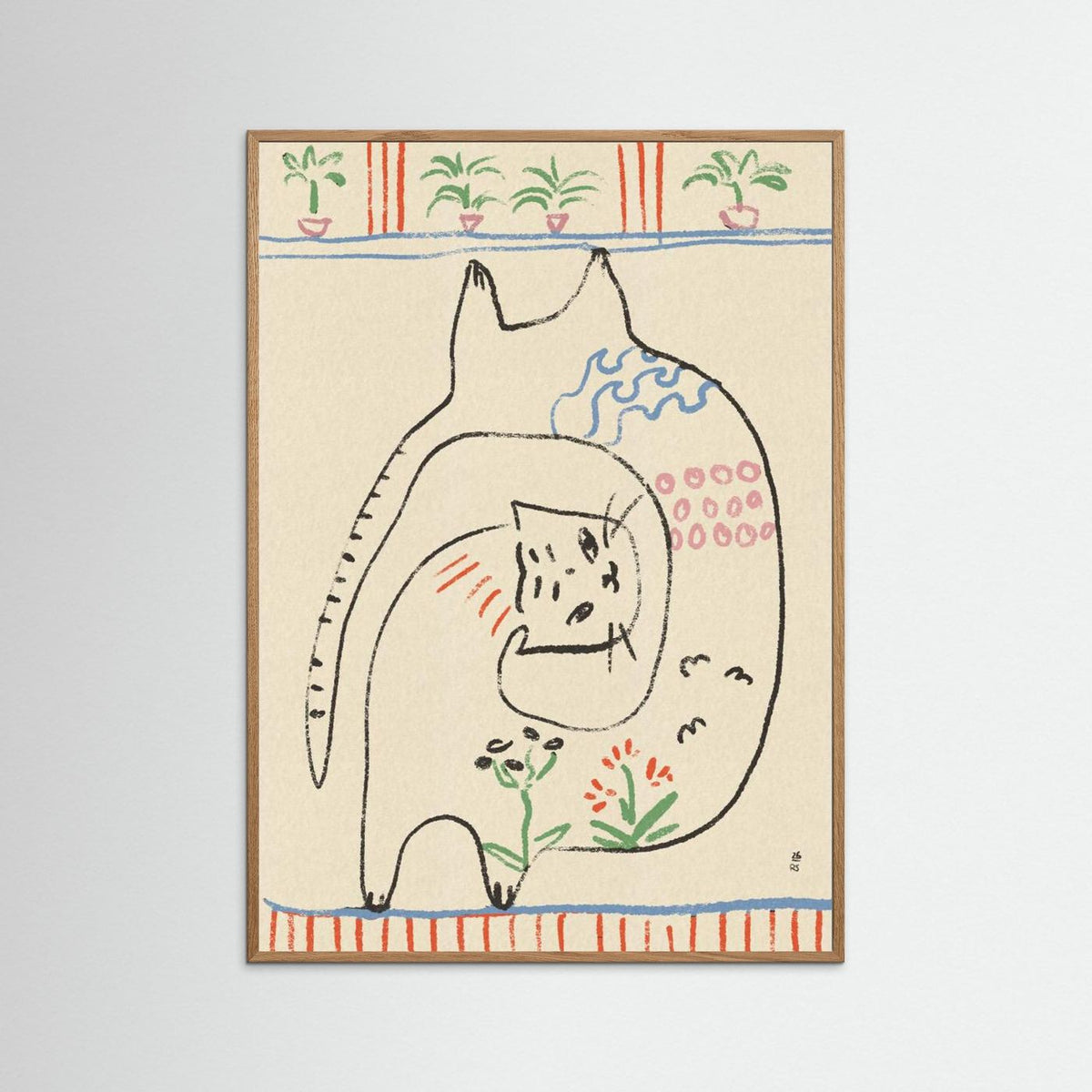 Playful Cats Illustration by Raipa Studio