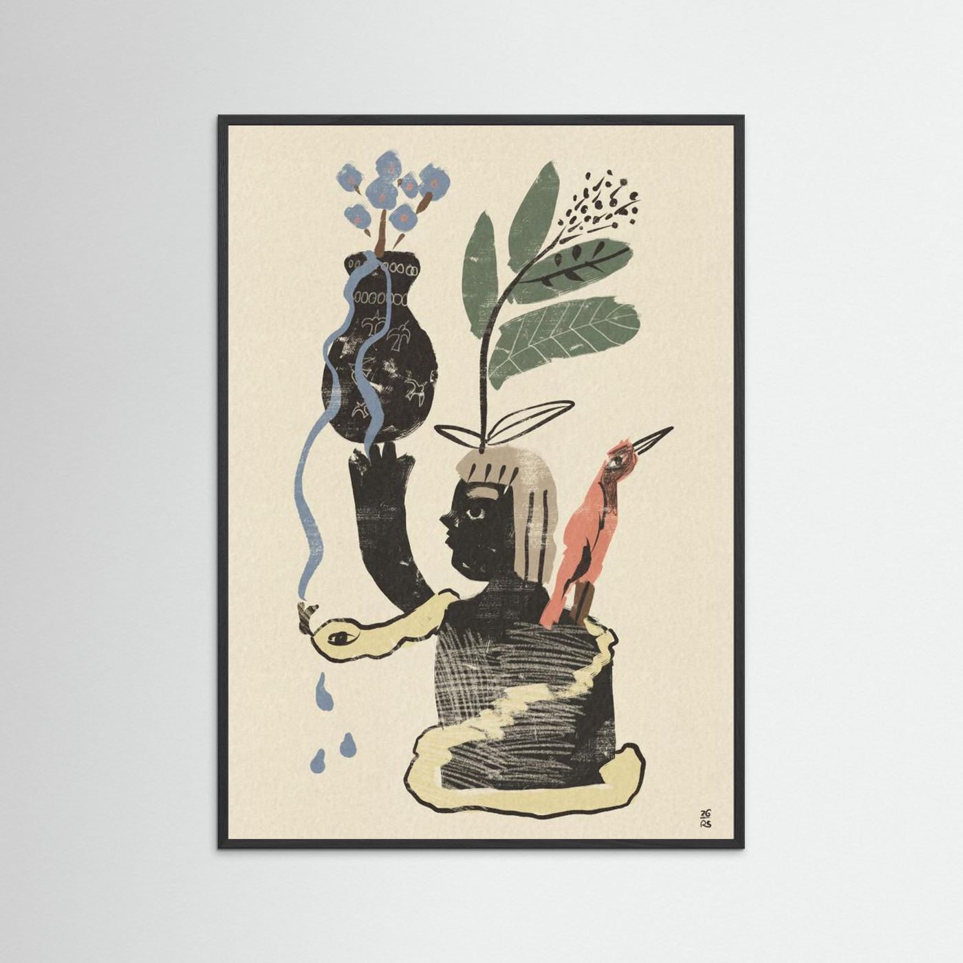 Botanical Spirit Figure by Raipa Studio