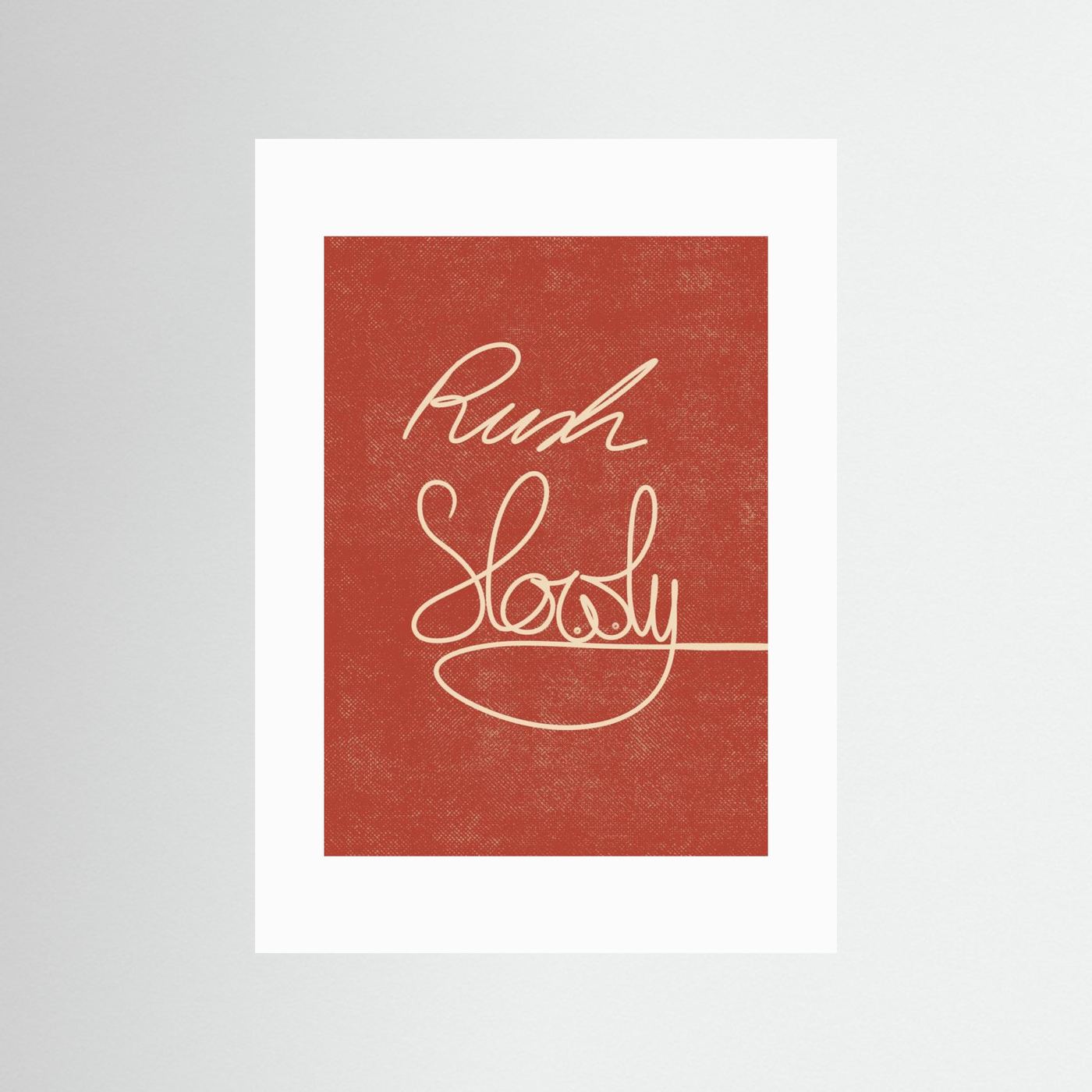 Rush Slowly by Mela Patterns