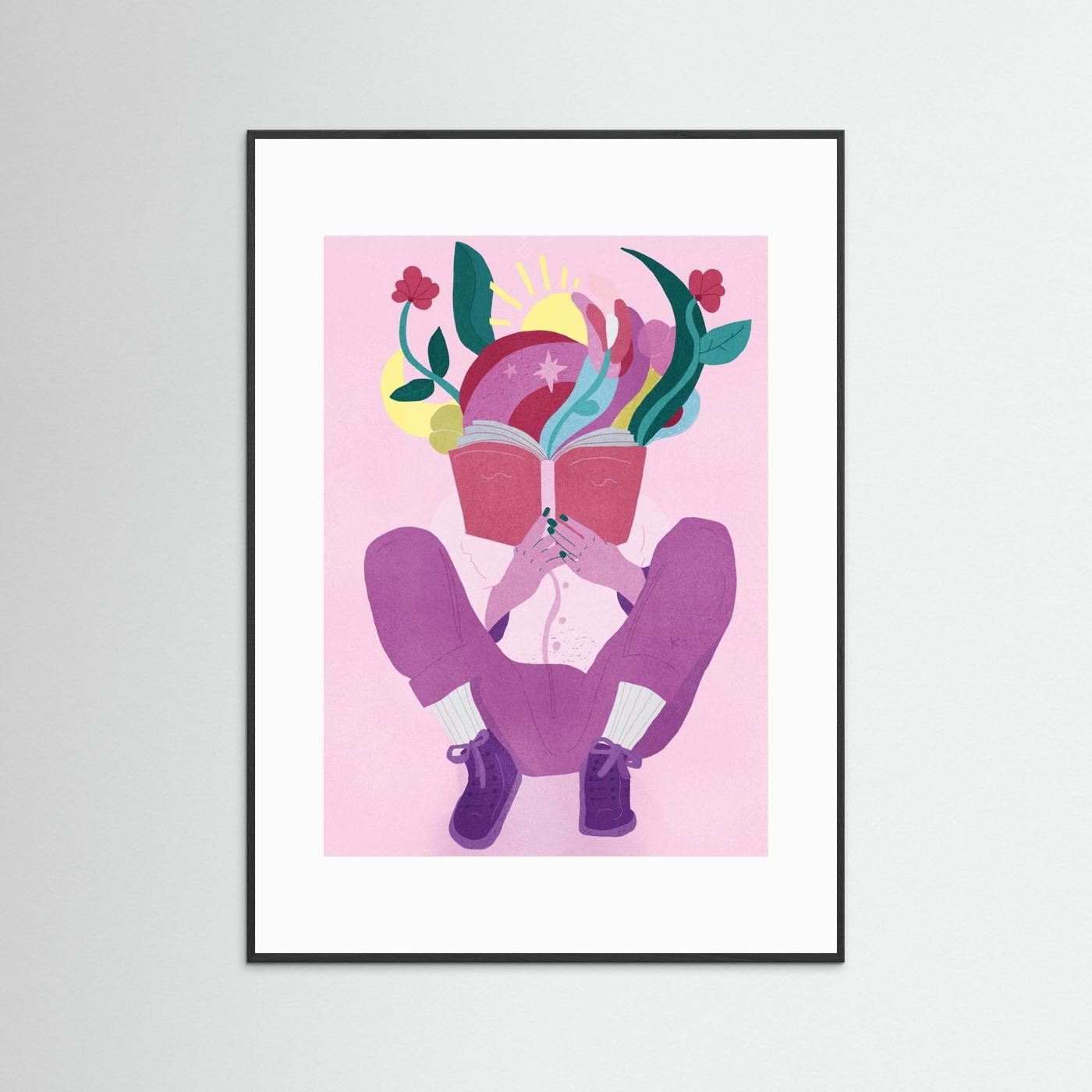 Reading Imagination Blooms by Sylwia Kubus