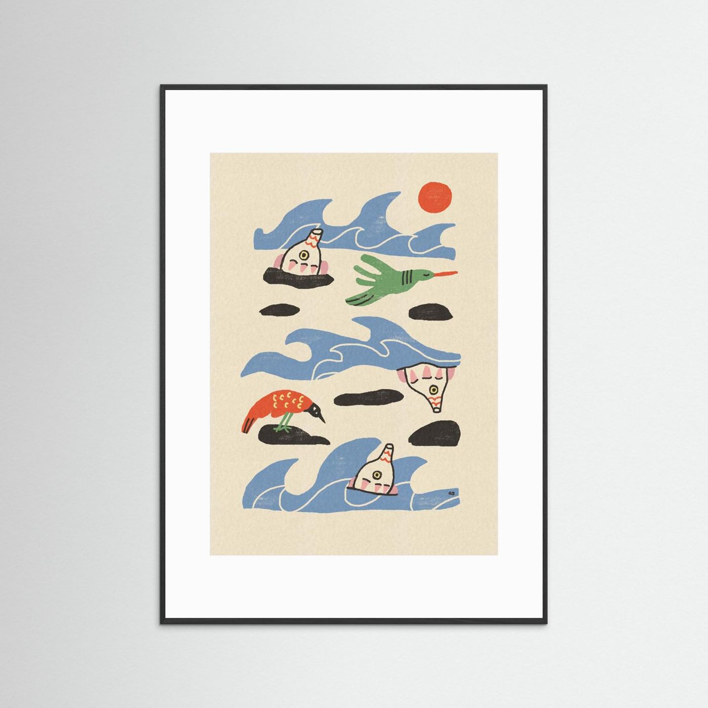 Whimsical Ocean Creatures by Raipa Studio