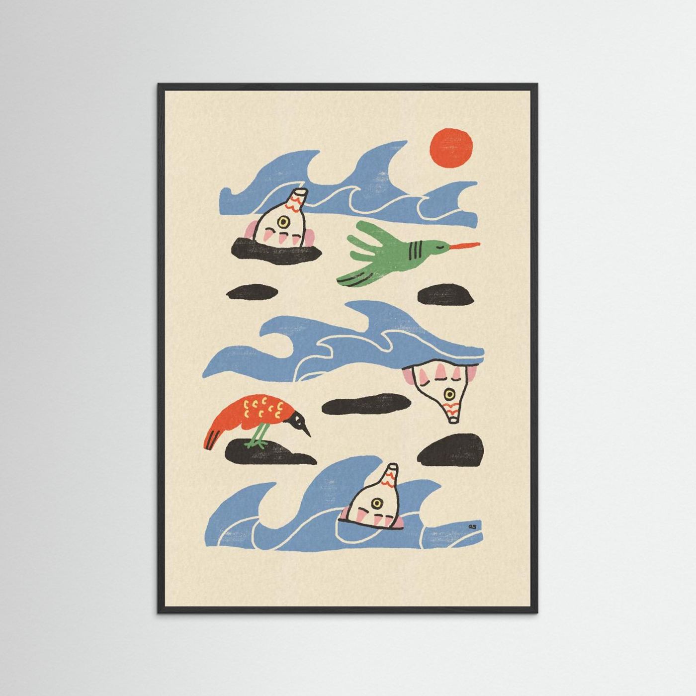 Whimsical Ocean Creatures by Raipa Studio