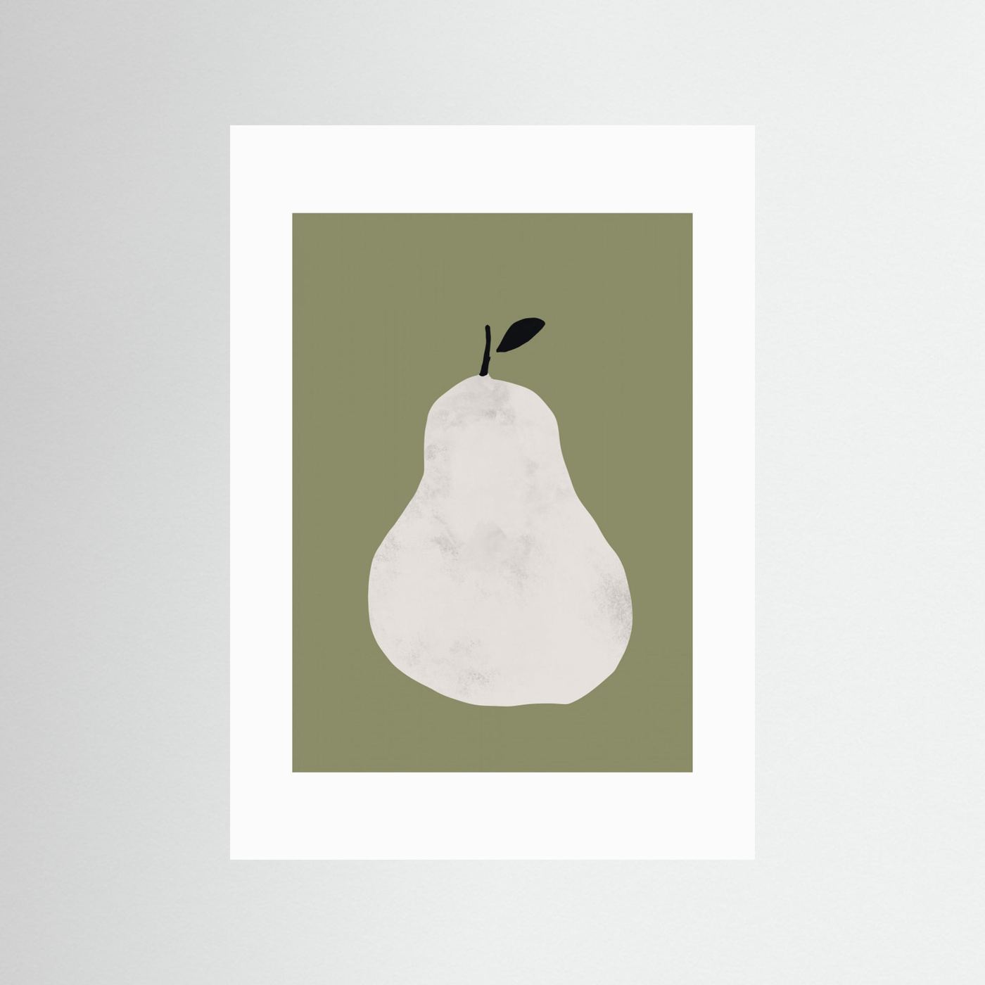 Minimal Pear Still Life by Danushka Abeygoda