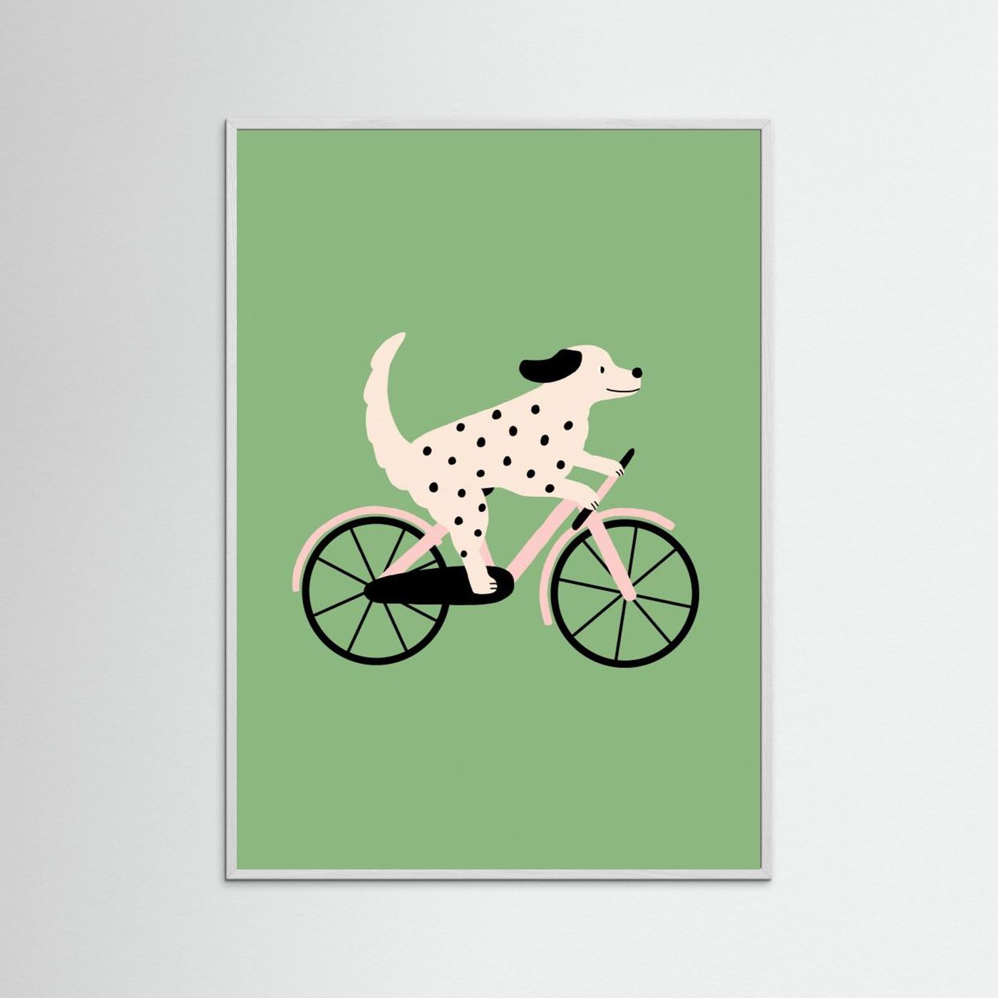 Dog on Bike by Maren Gross
