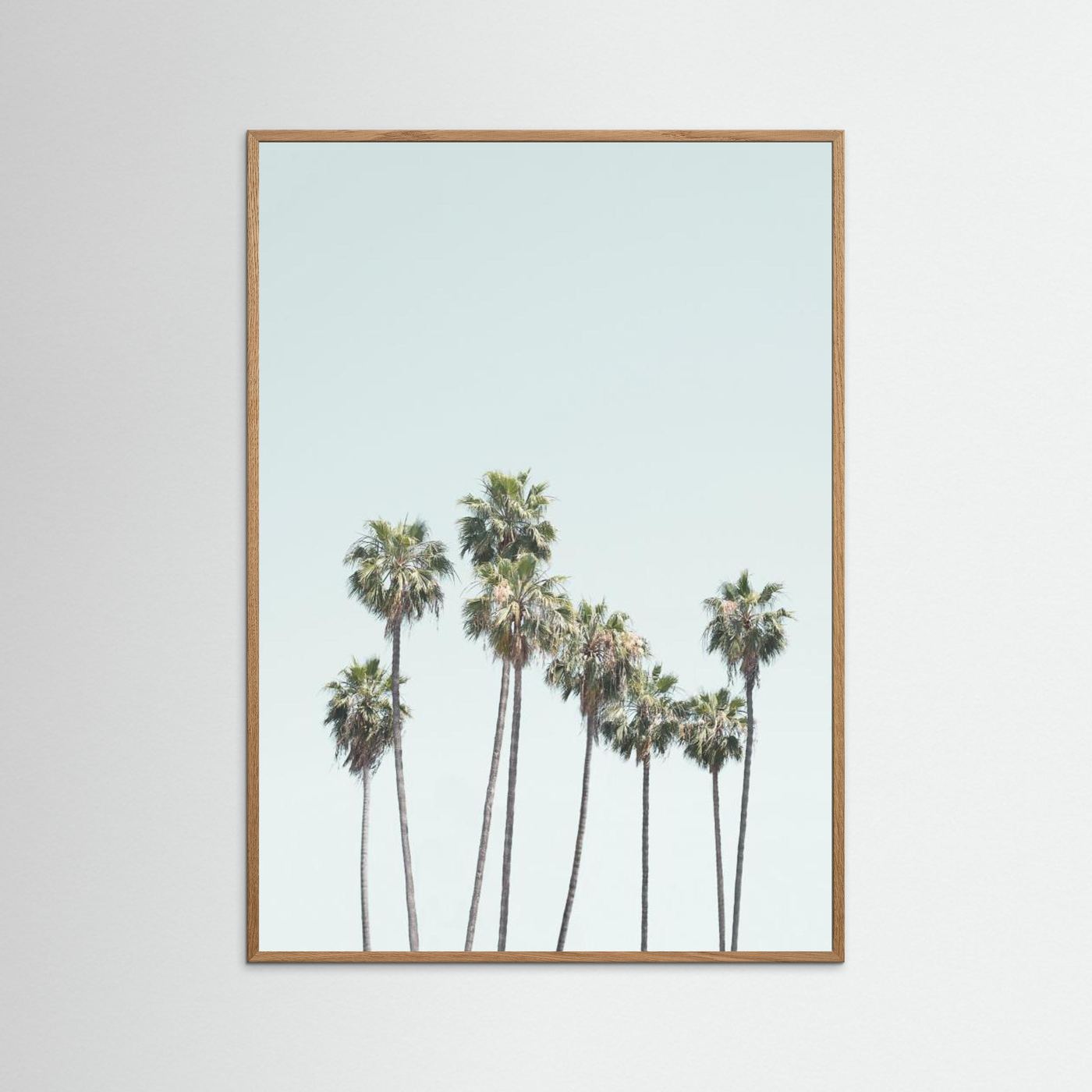 Blue Palm Trees by Kathrin Pienaar