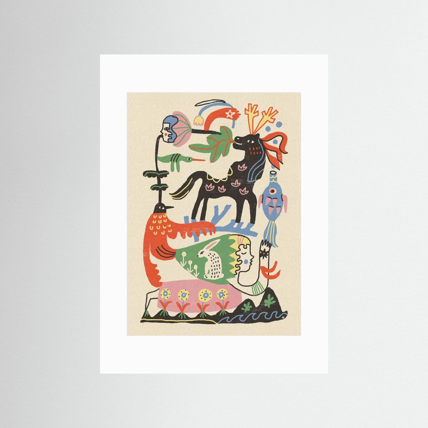 Enchanted Folk Art Gathering by Raipa Studio