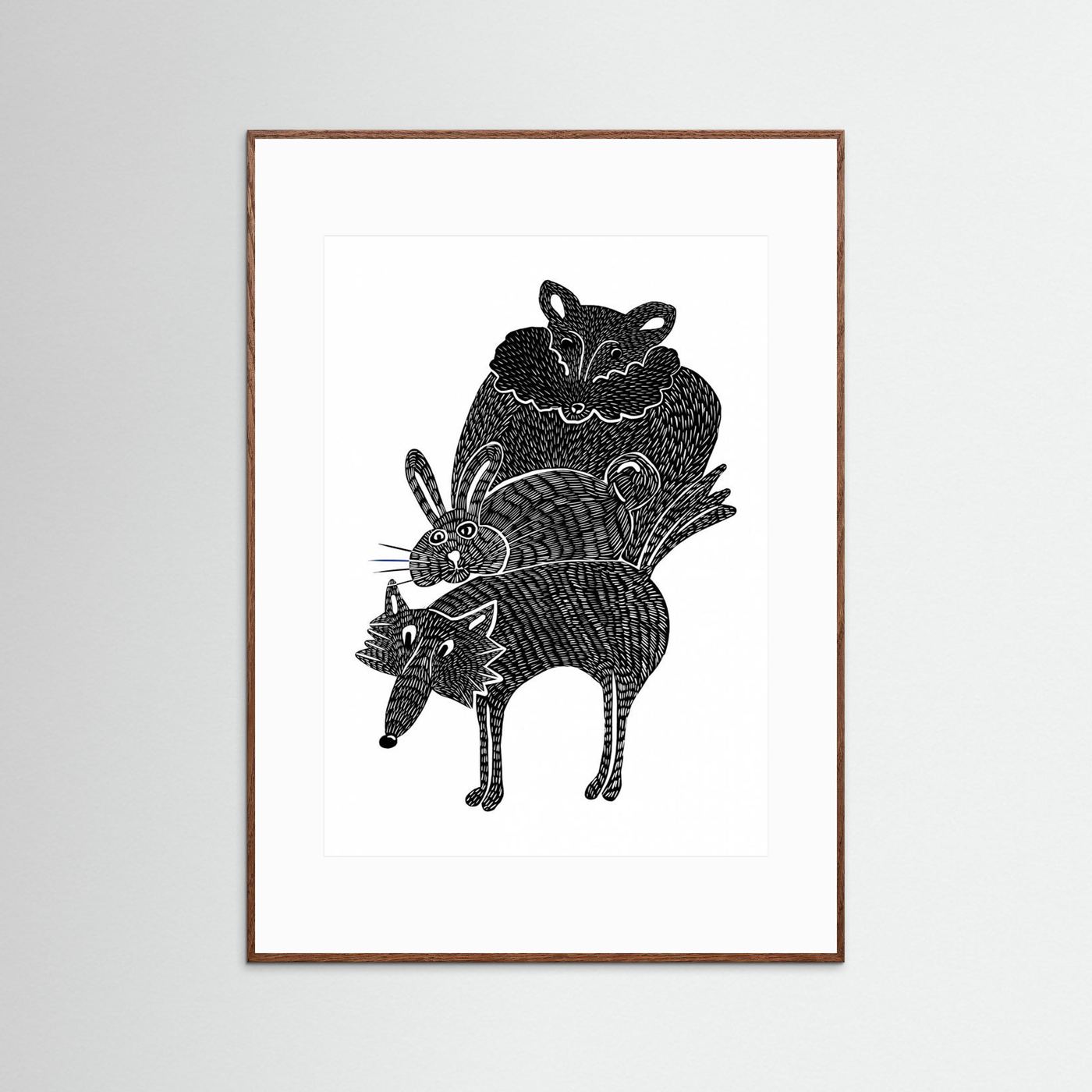 Whimsical Animal Stack by Mela Patterns
