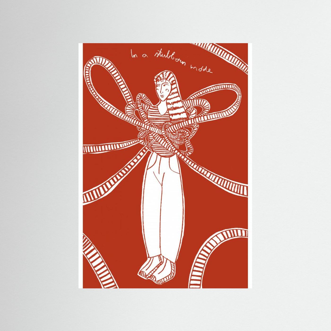 being stubborn by Mela Patterns