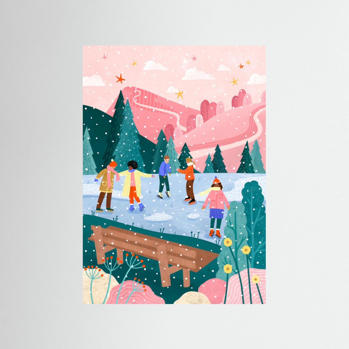 Ice Skating by Bea Müller