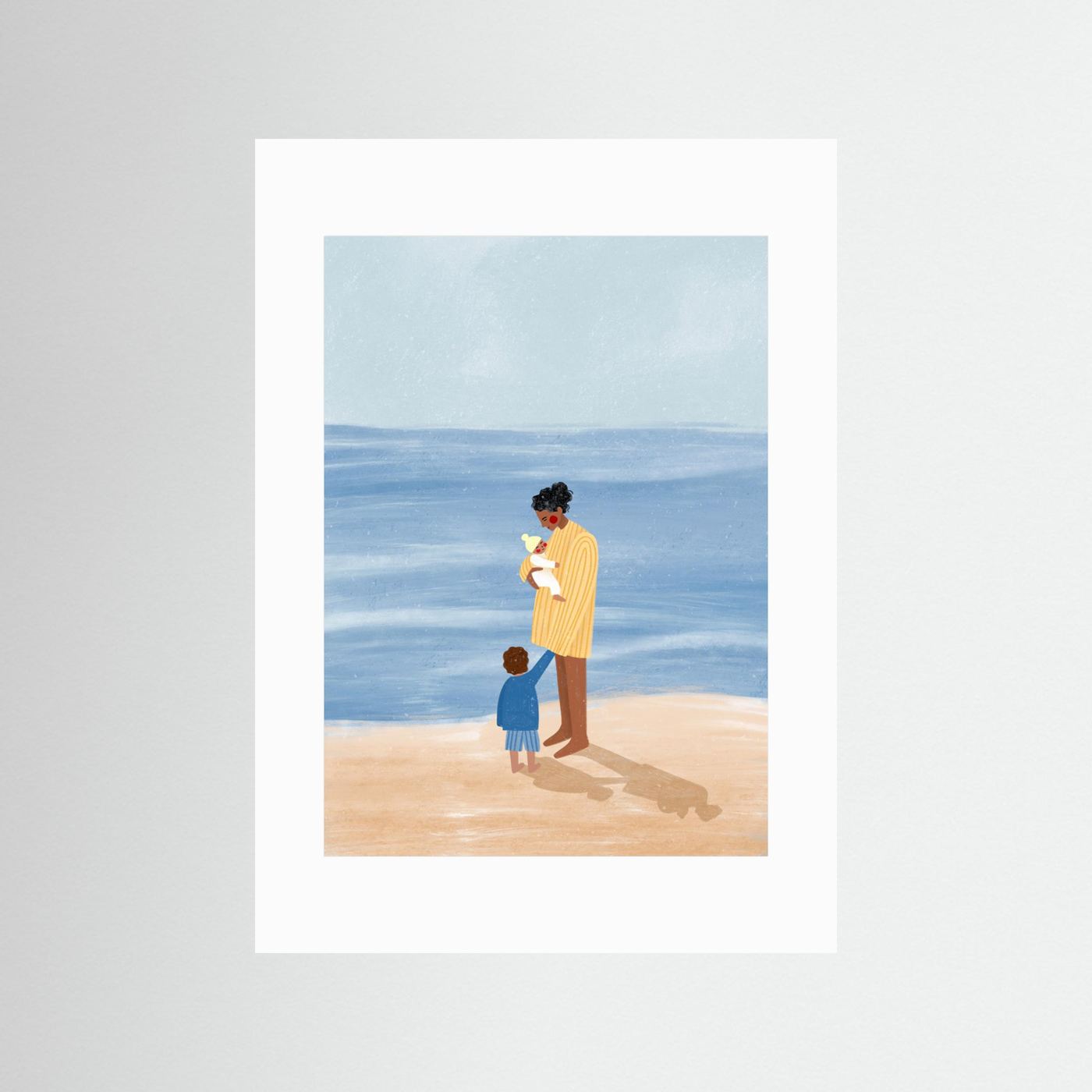 Family Beach Day by Bea Müller