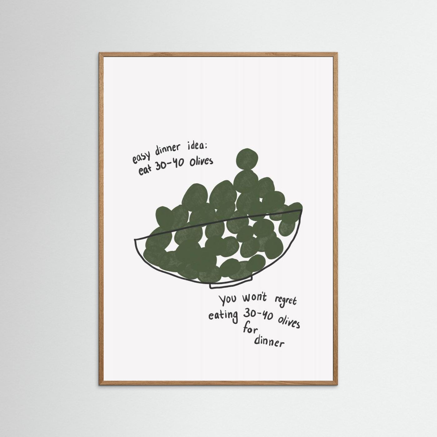 Olives for Dinner by Athene Fritsch