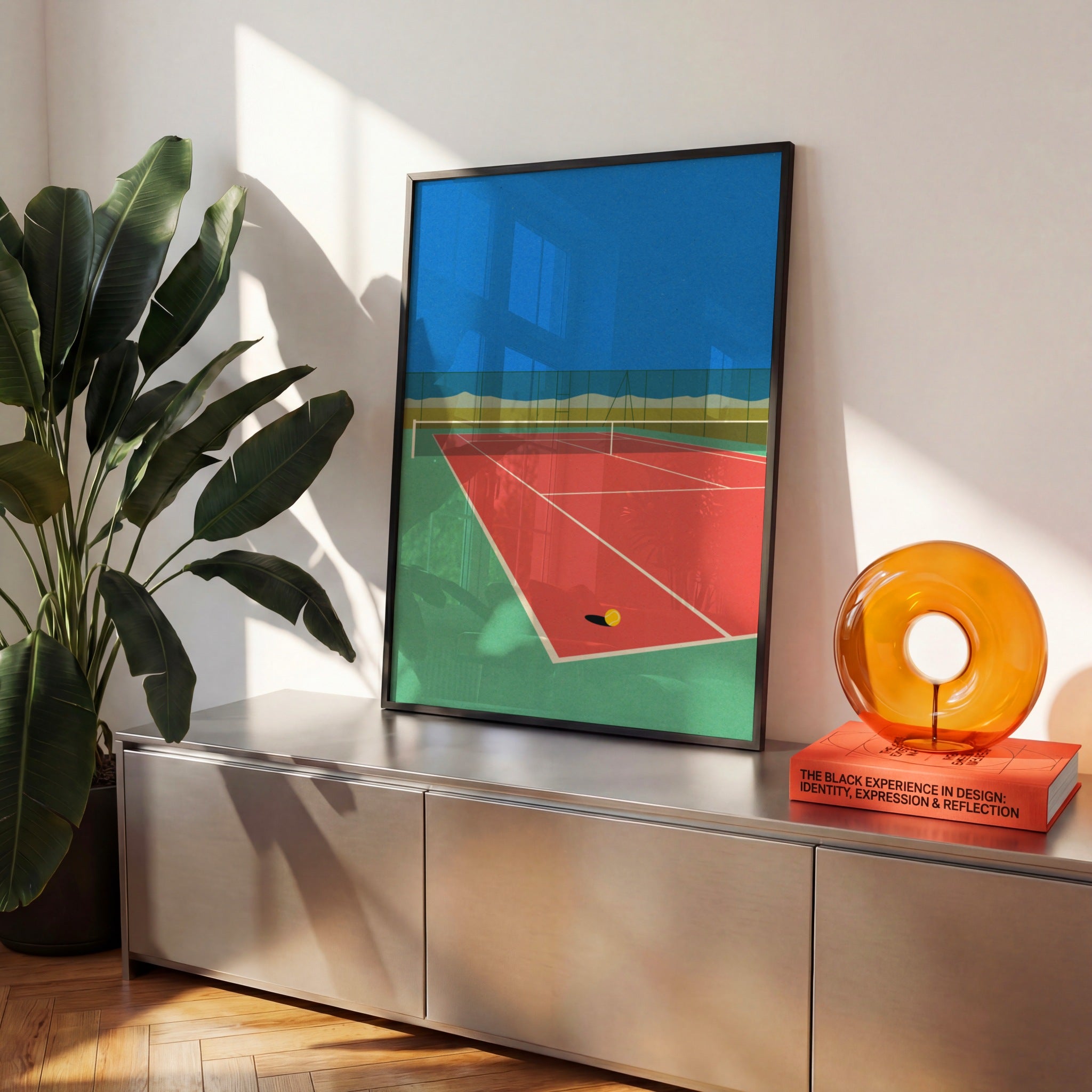 Tennis Court In the Desert