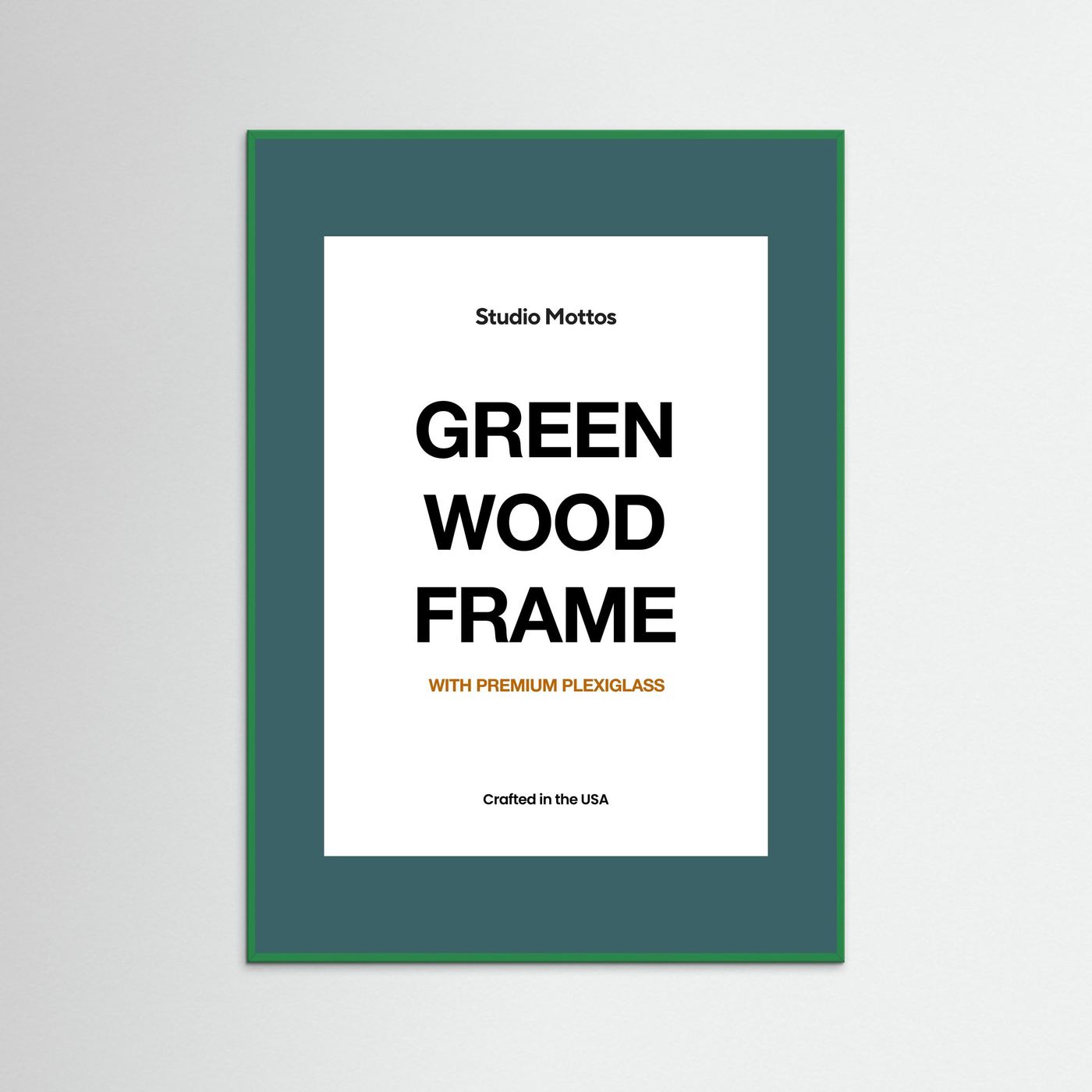 Green Wood Frame