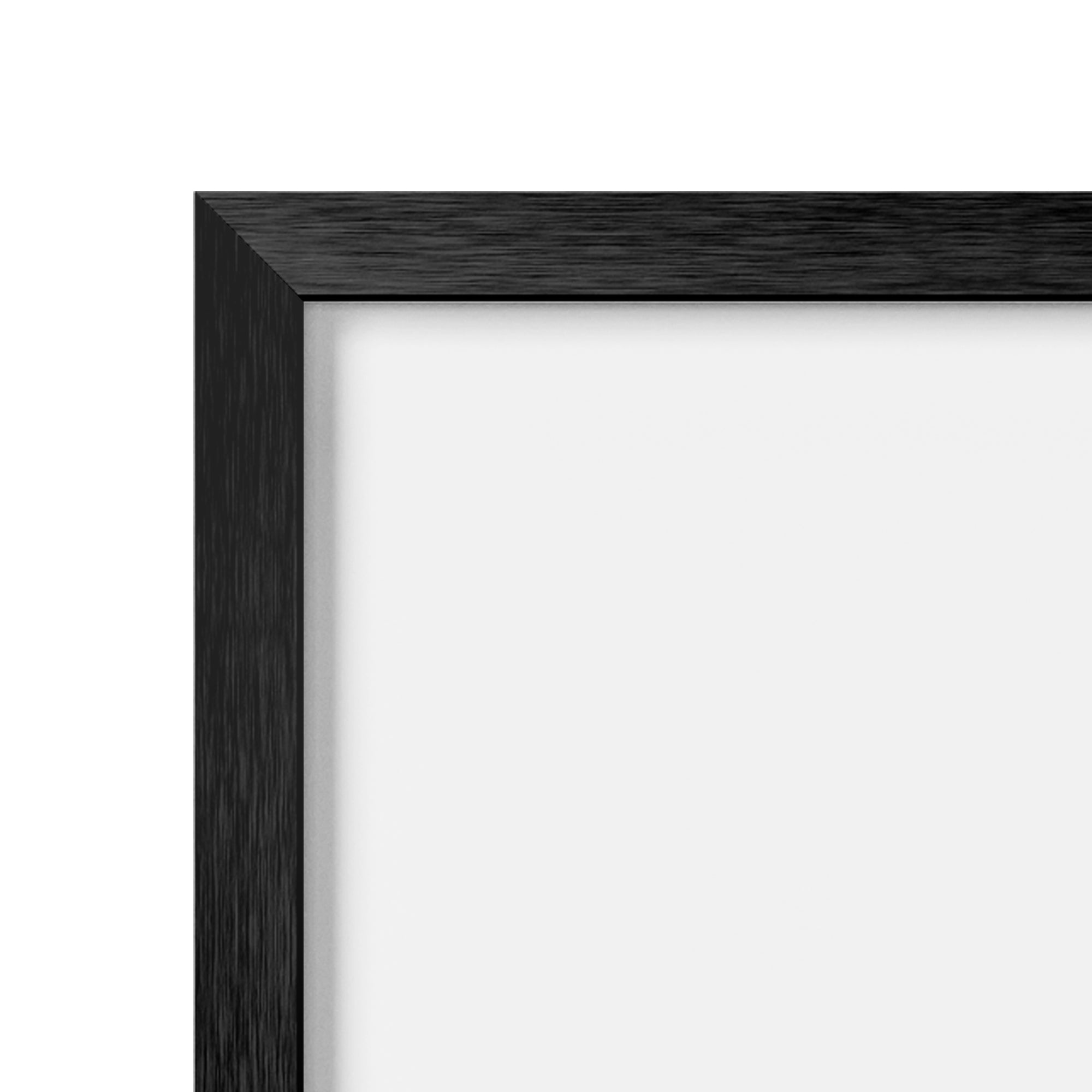 Black Metal Frame with real glass. Crafted in the USA.
