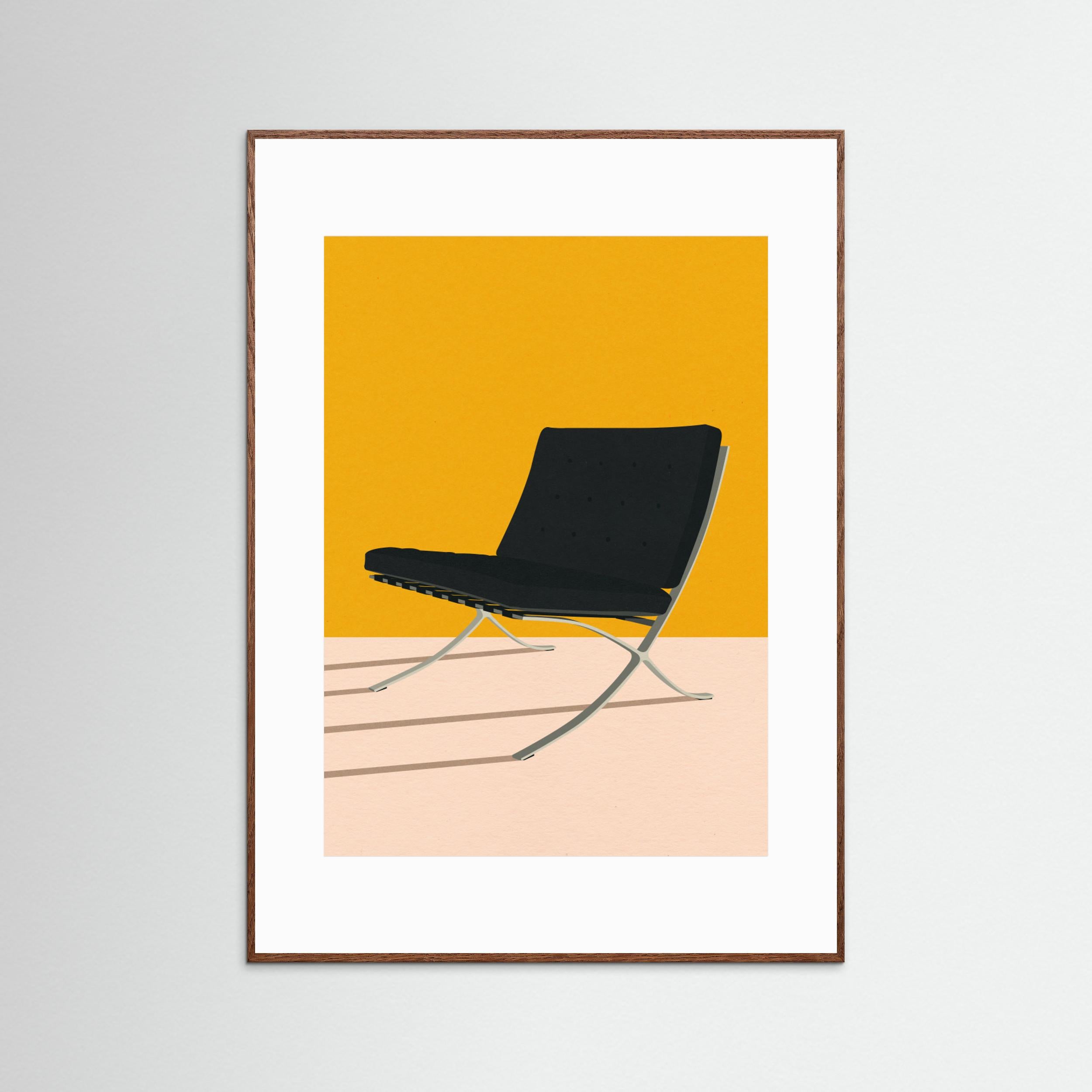 Barcelona Chair By Mies Van Der Rohe by Rosi Feist