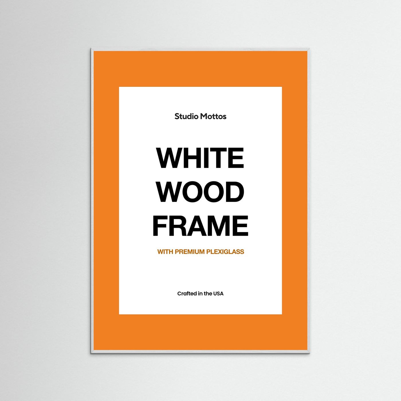 White Wood Frame