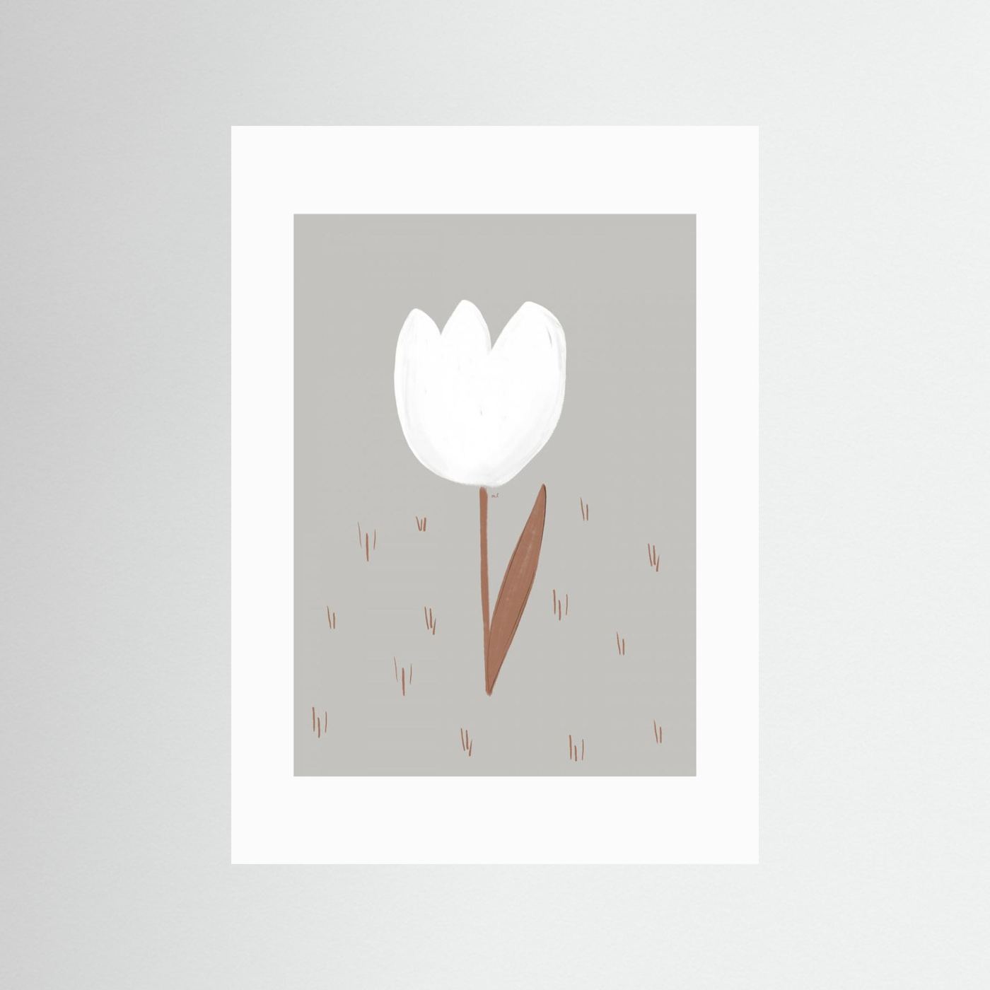 White Tulip by Menina Lisboa