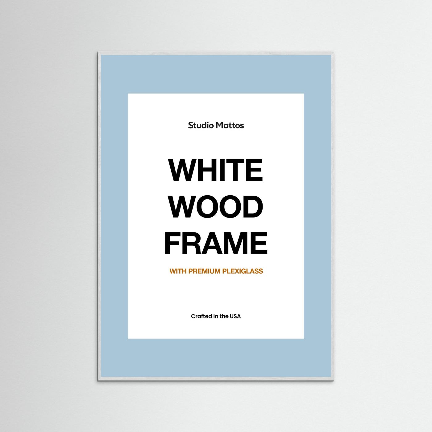 White Wood Frame