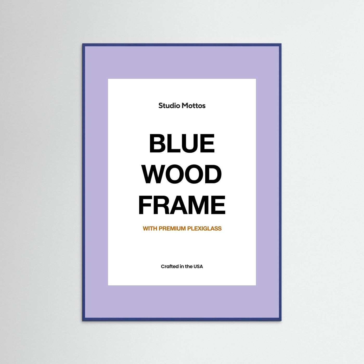 Blue Wood Frame