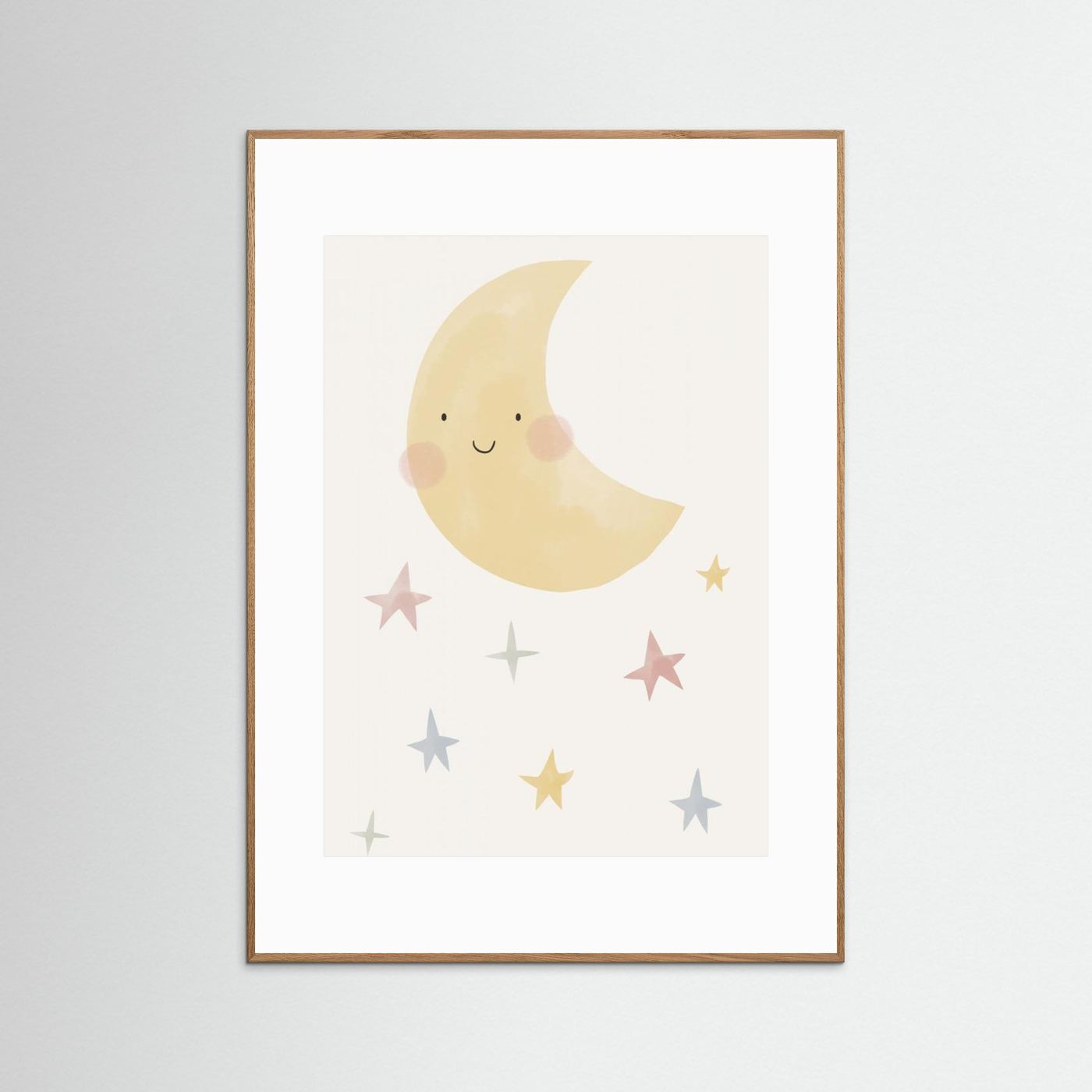 Moon Art Print - Studio Mottos Museum-Quality Wall Art