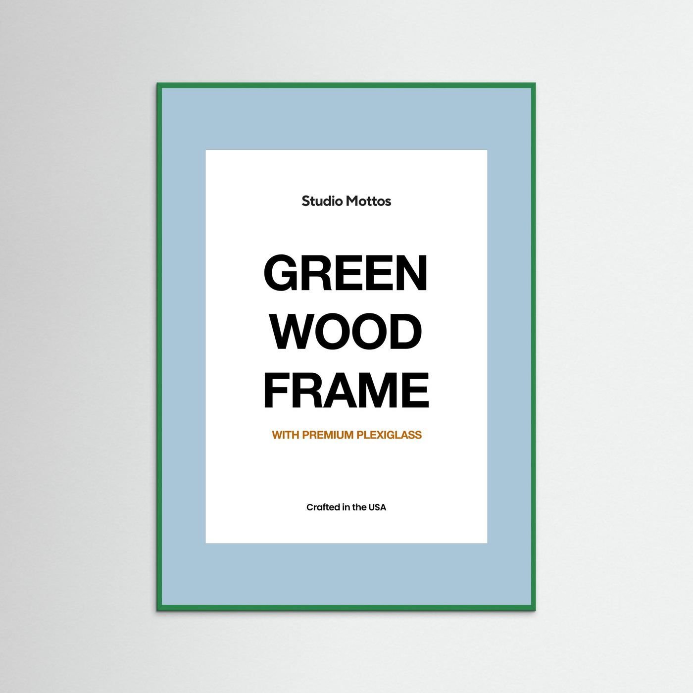 Green Wood Frame