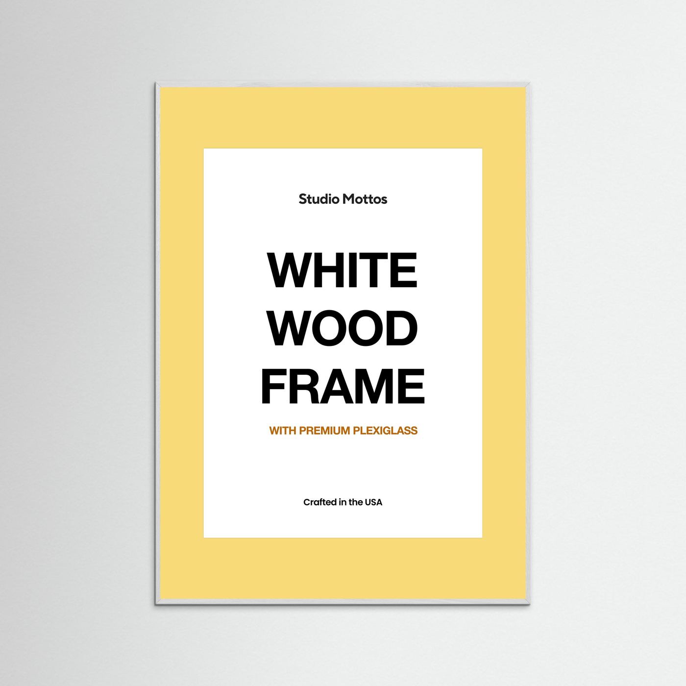 White Wood Frame