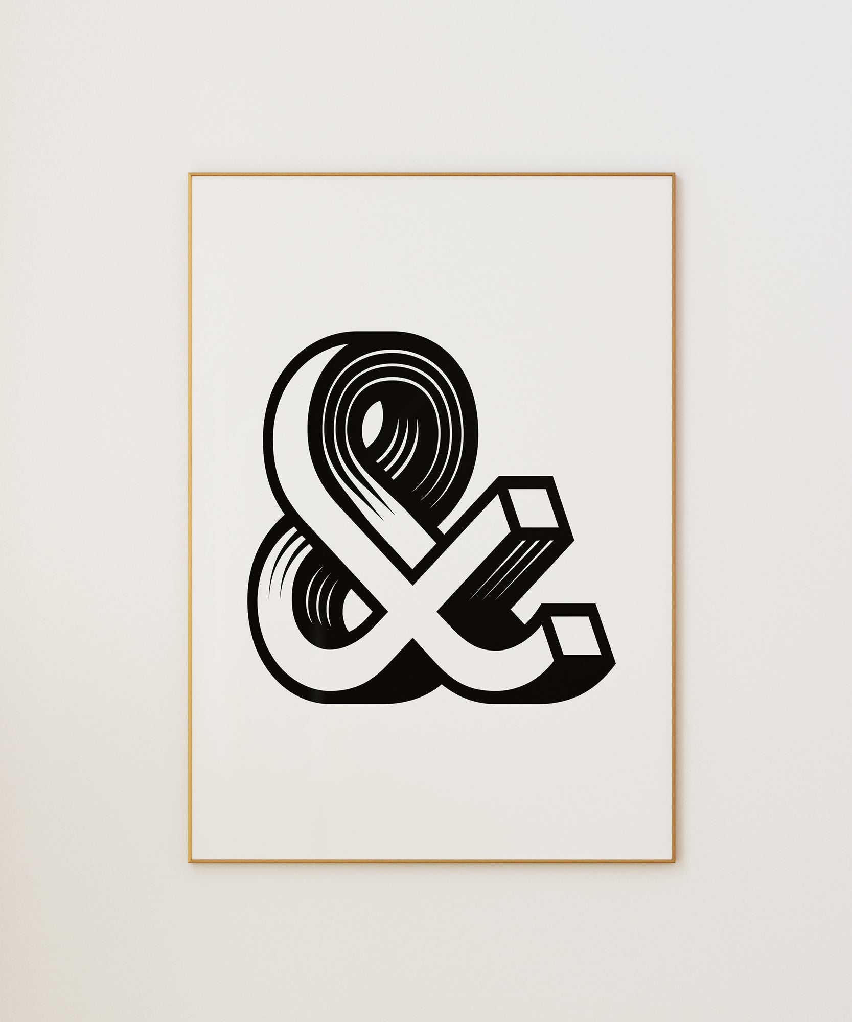& LETTER B&W v4