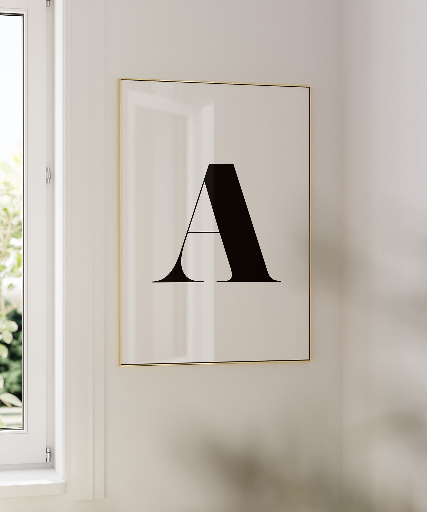 A LETTER B&W